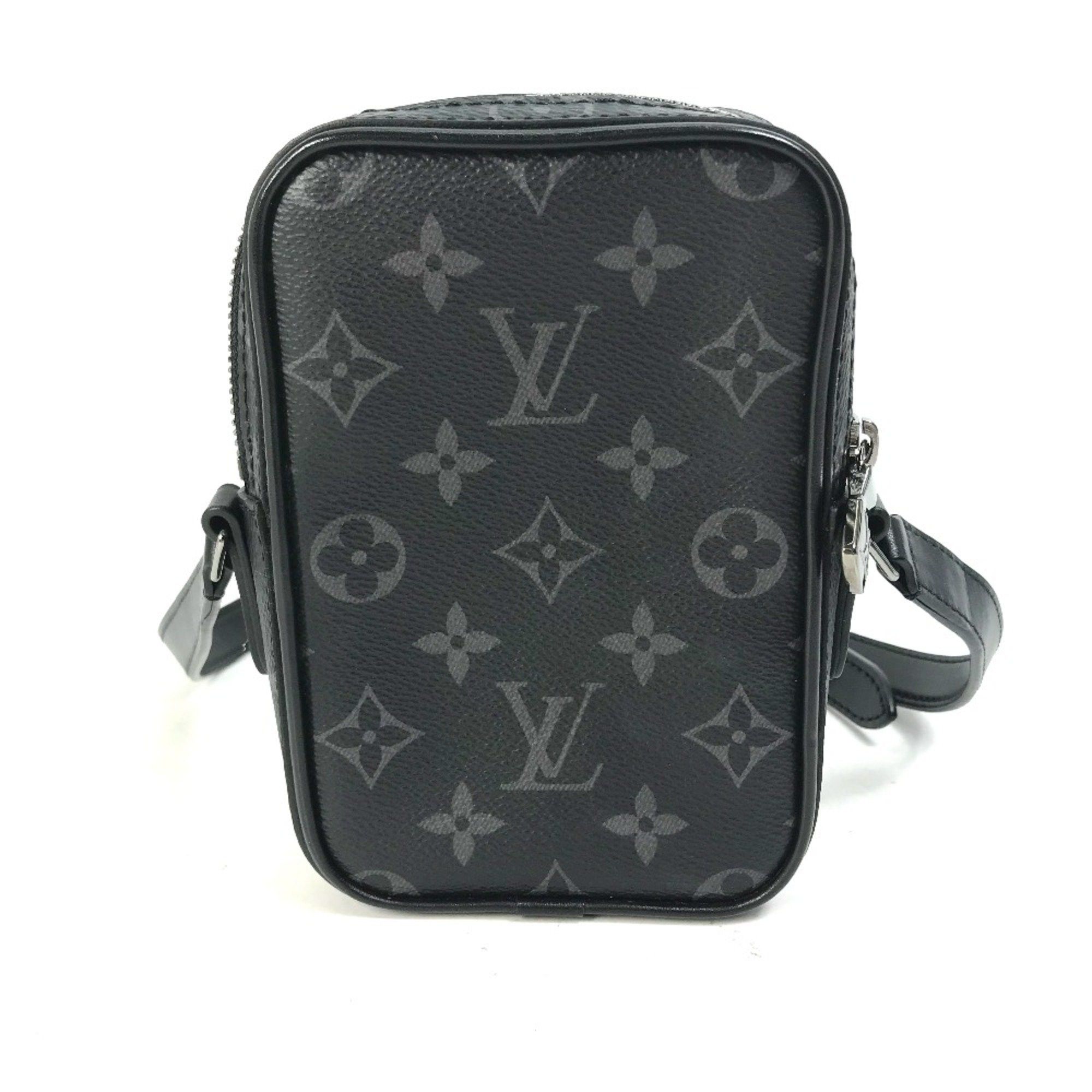 Louis Vuitton Louis Vuitton M45928 MonogramEclipse Trunk print Crossbody Shoulder Bag Black Size ONE SIZE - 2 Thumbnail