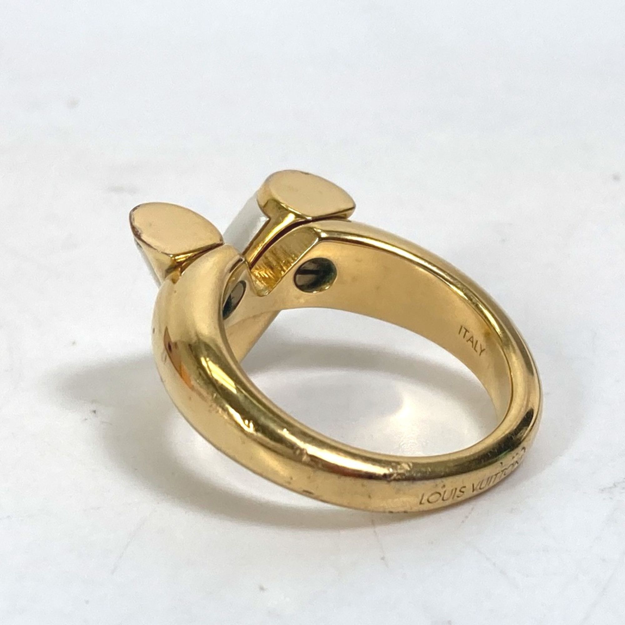 Louis Vuitton Louis Vuitton M69596 Accessories Ring Gold White Size ONE SIZE - 2 Thumbnail