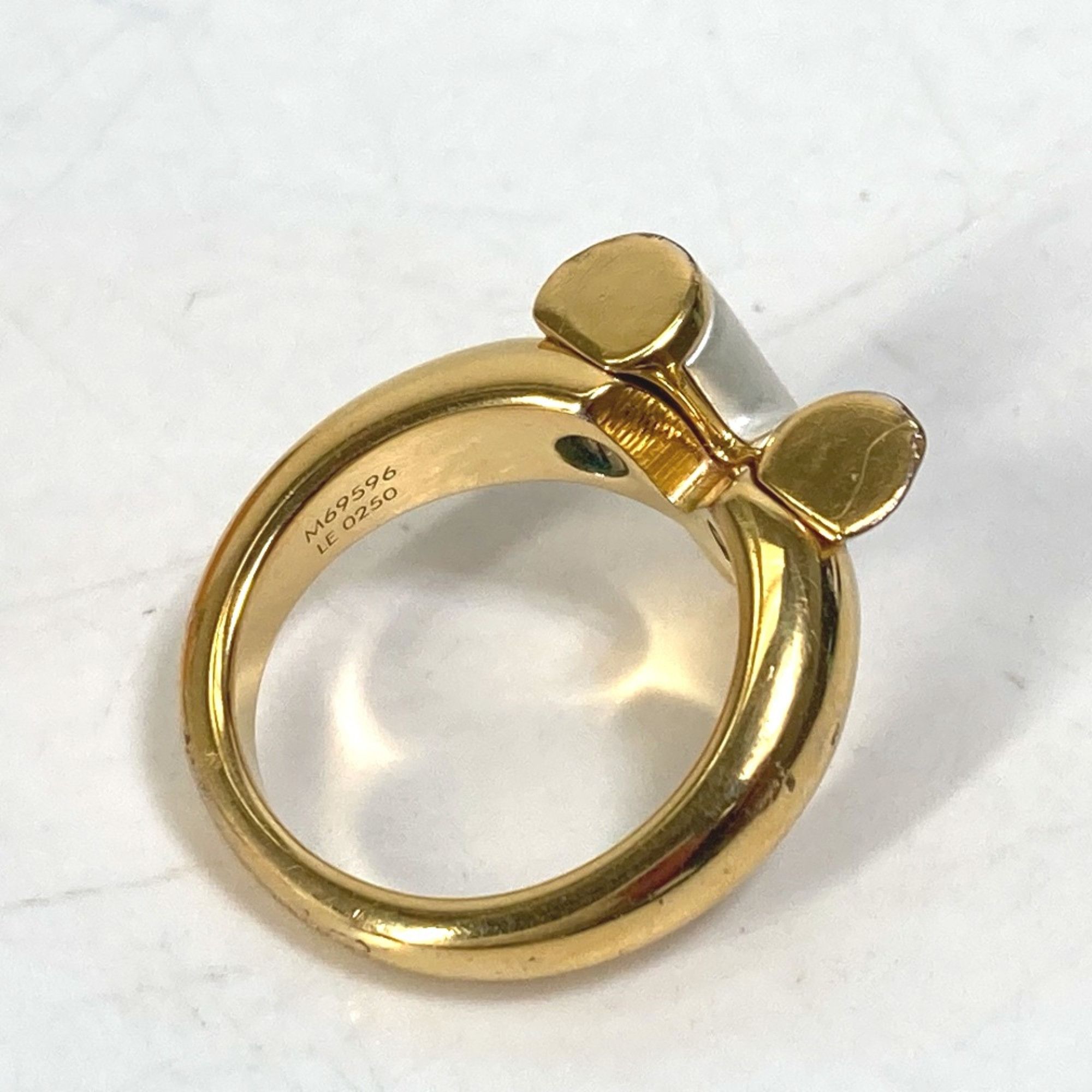 Louis Vuitton Louis Vuitton M69596 Accessories Ring Gold White Size ONE SIZE - 7 Thumbnail