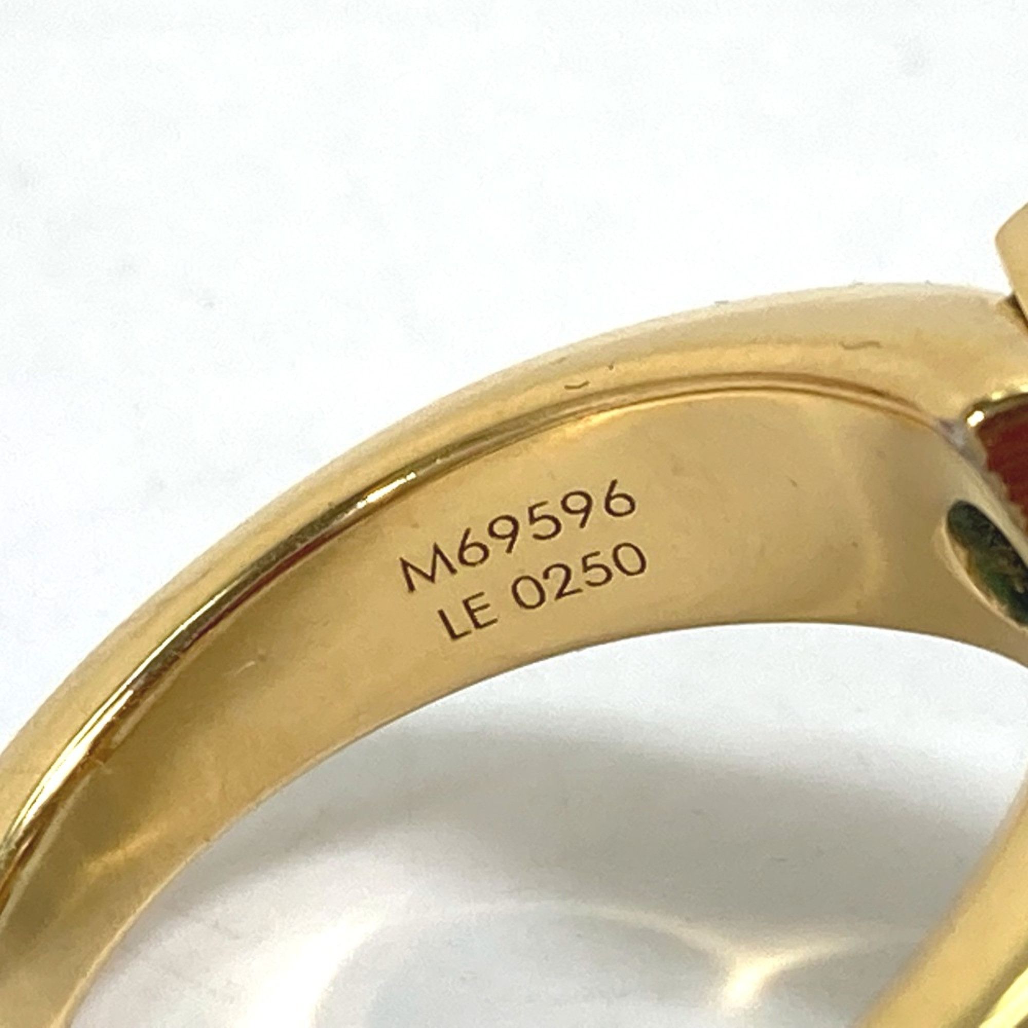 Louis Vuitton Louis Vuitton M69596 Accessories Ring Gold White Size ONE SIZE - 4 Thumbnail