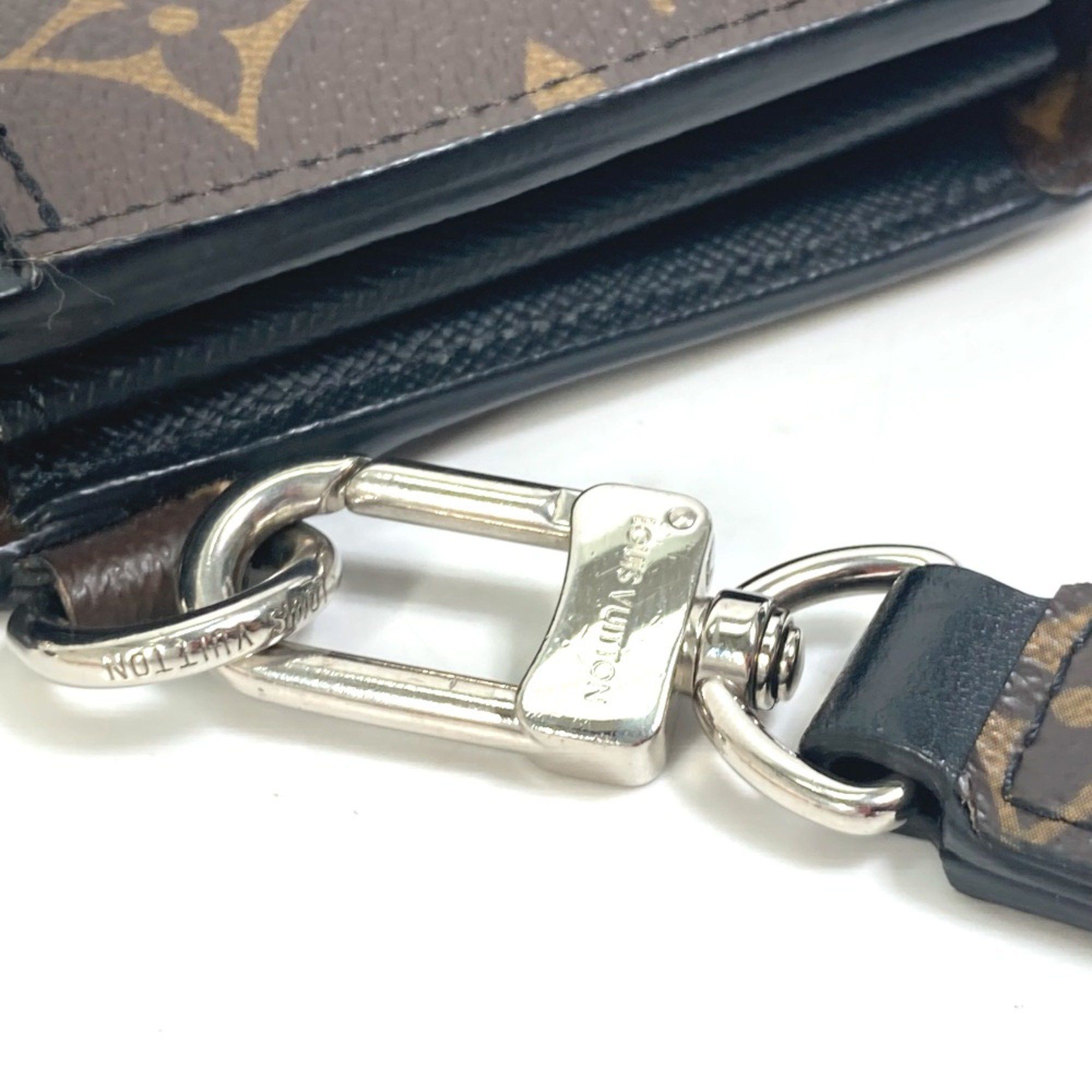 Louis Vuitton Louis Vuitton M69407 MonogramMacassar With strap Long Wallet Brown Black Size ONE SIZE - 5 Thumbnail