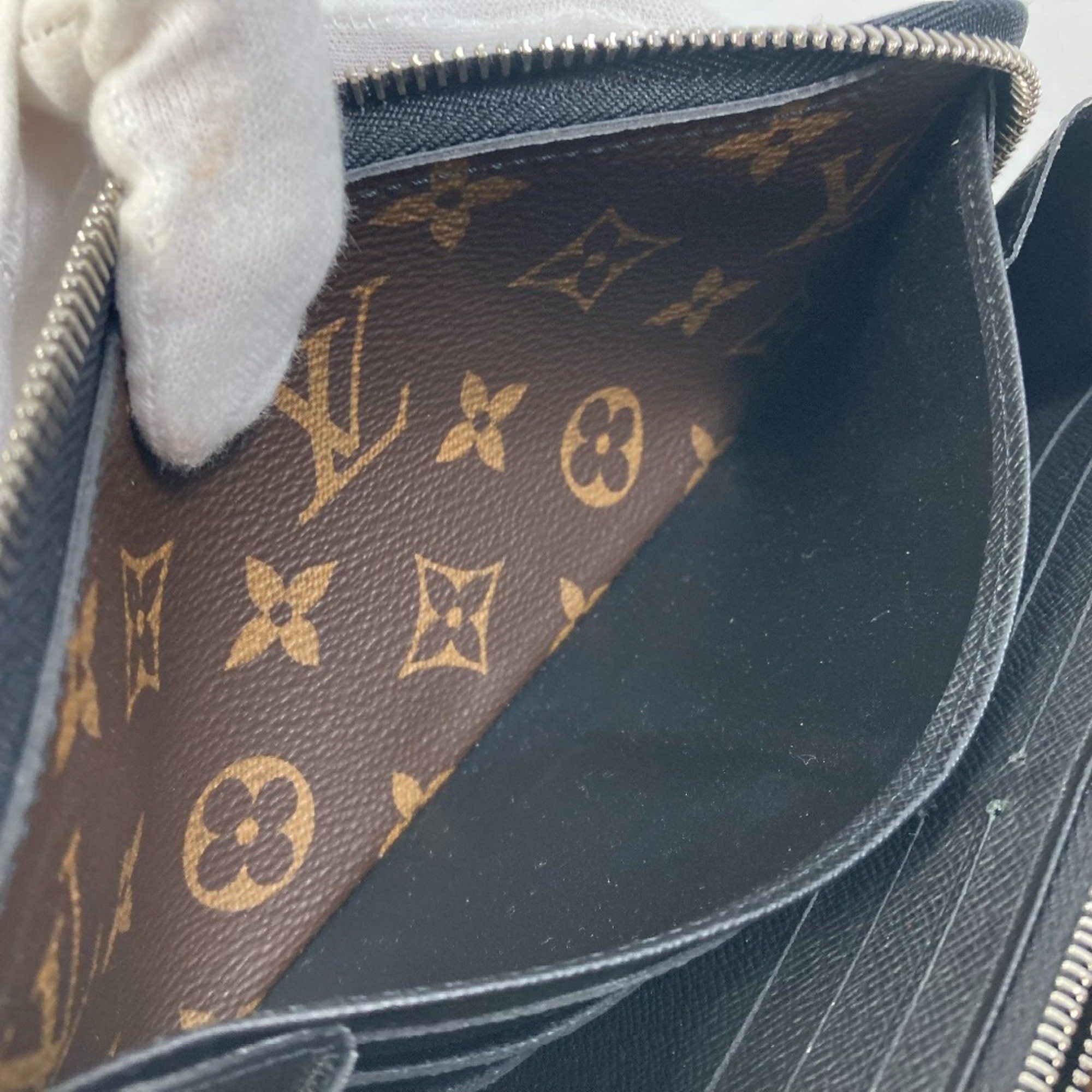 Louis Vuitton Louis Vuitton M69407 MonogramMacassar With strap Long Wallet Brown Black Size ONE SIZE - 16 Thumbnail