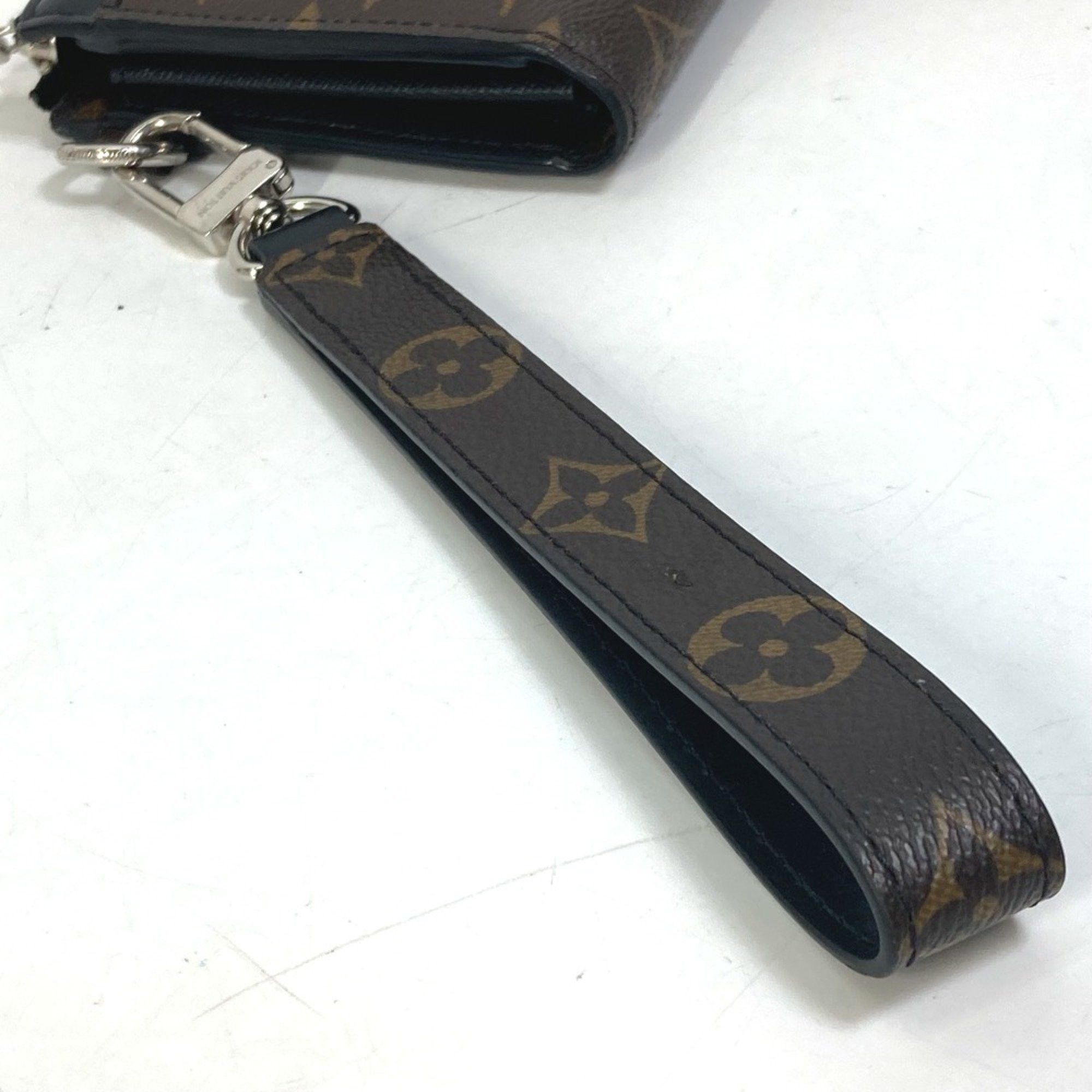Louis Vuitton Louis Vuitton M69407 MonogramMacassar With strap Long Wallet Brown Black Size ONE SIZE - 4 Thumbnail