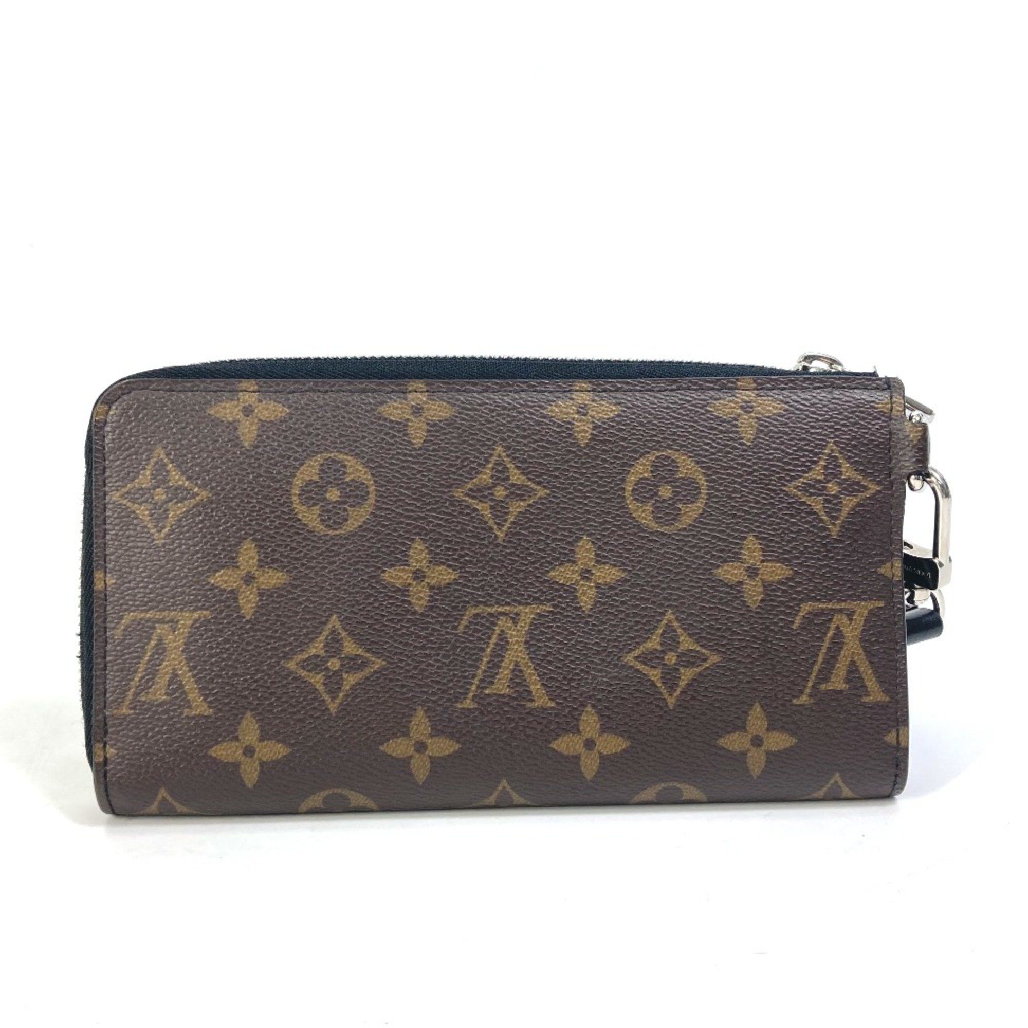 Louis Vuitton Louis Vuitton M69407 MonogramMacassar With strap Long Wallet Brown Black Size ONE SIZE - 2 Thumbnail