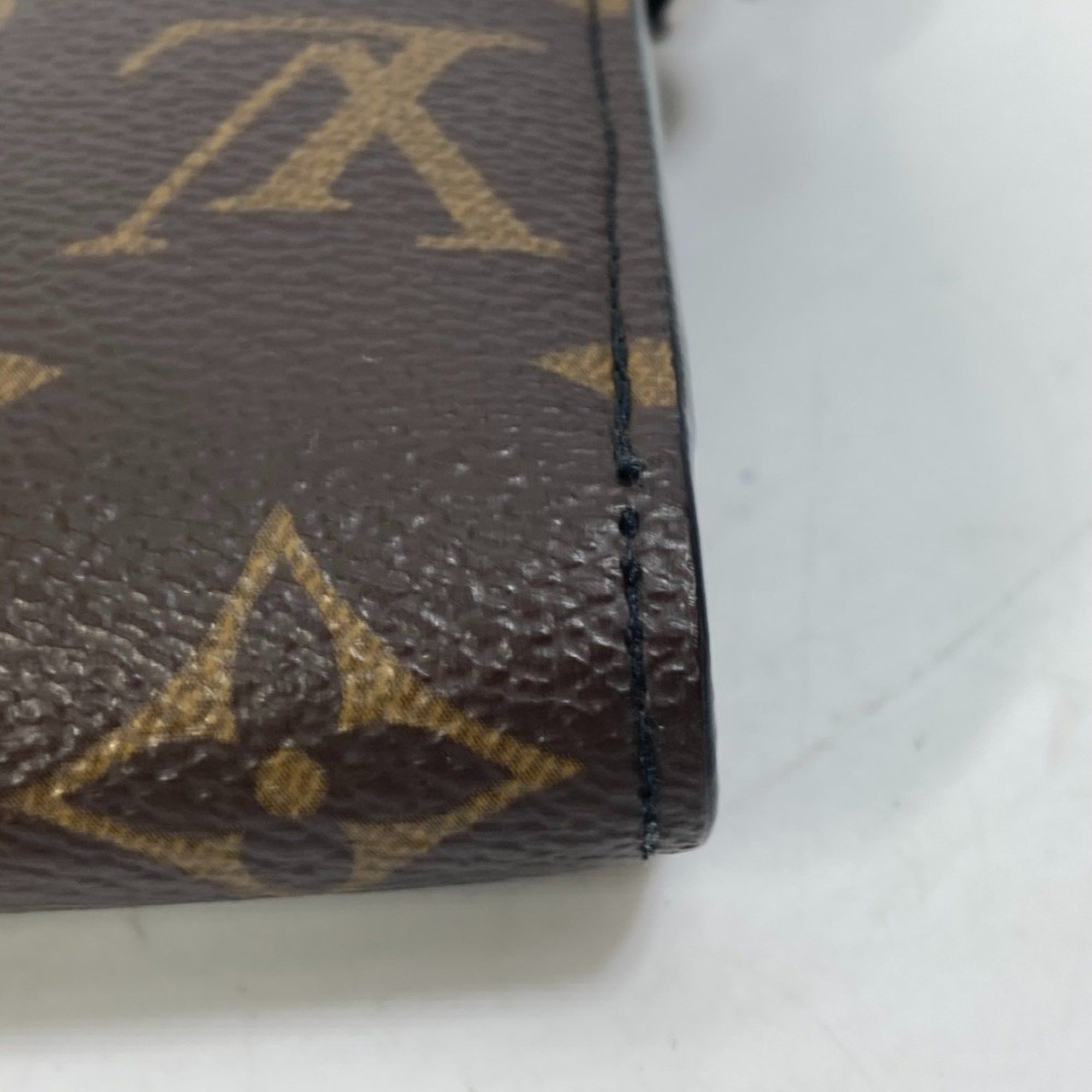 Louis Vuitton Louis Vuitton M69407 MonogramMacassar With strap Long Wallet Brown Black Size ONE SIZE - 10 Thumbnail