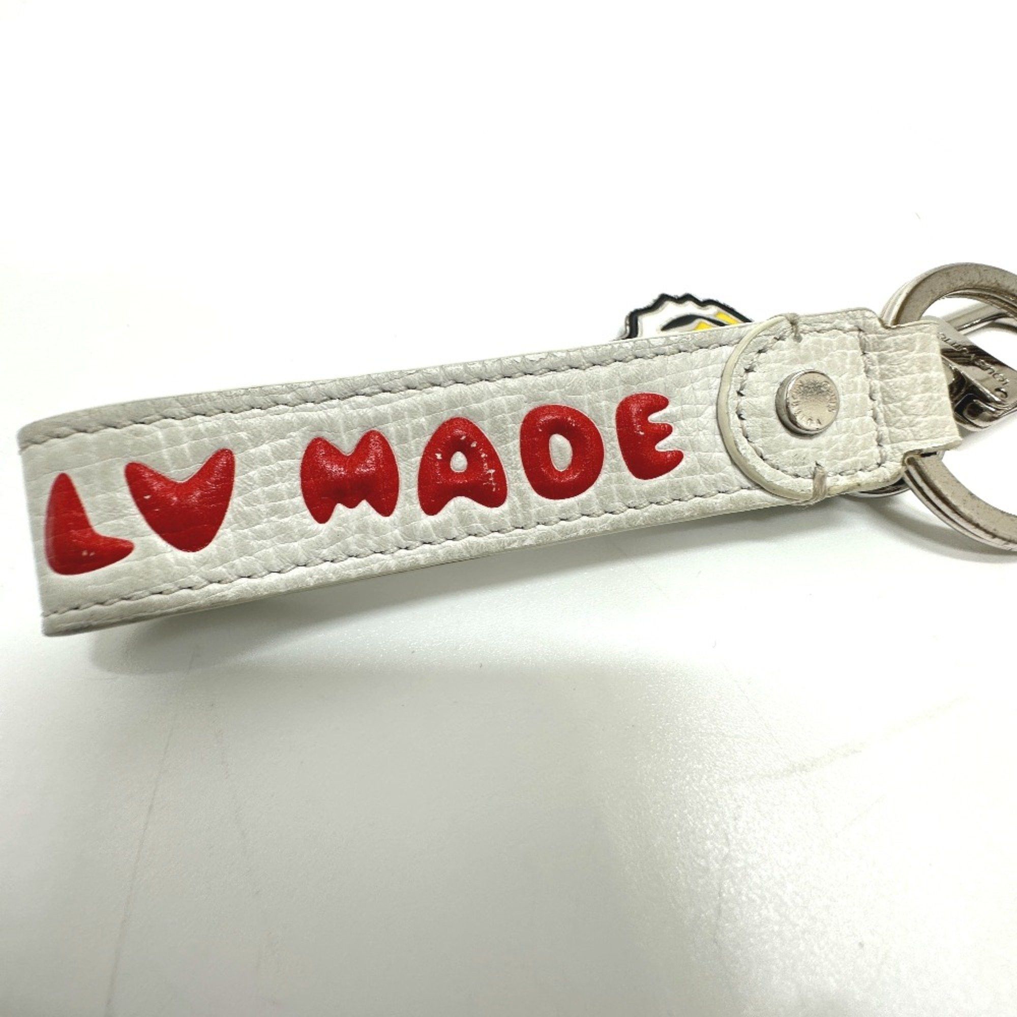Louis Vuitton Louis Vuitton MP3225 NIGO collaboration Strap Bag Charm Key Holder White Red Size ONE SIZE - 5 Thumbnail