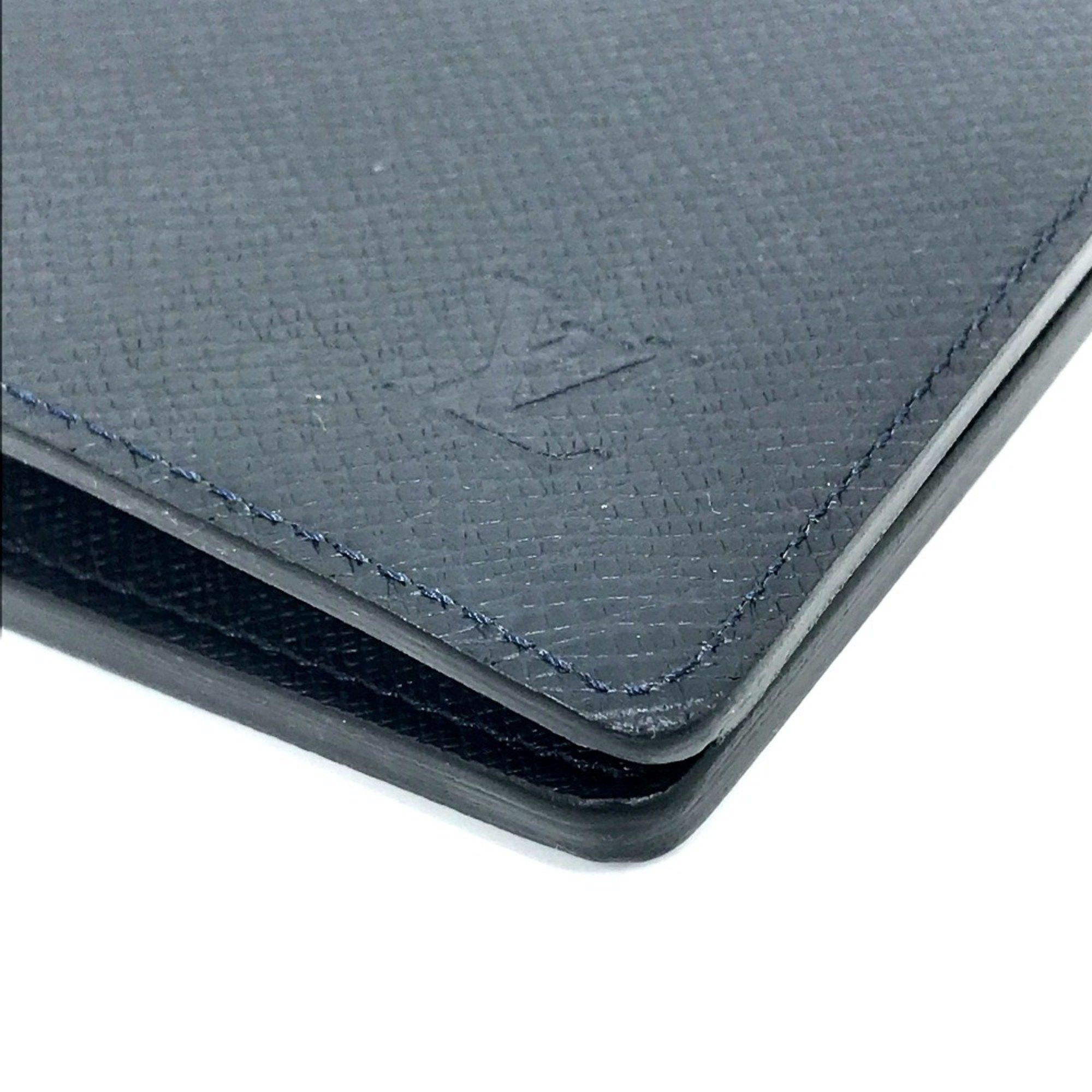 Louis Vuitton Louis Vuitton M30502 Taiga Long Wallet Dark Navy Based Size ONE SIZE - 6 Thumbnail