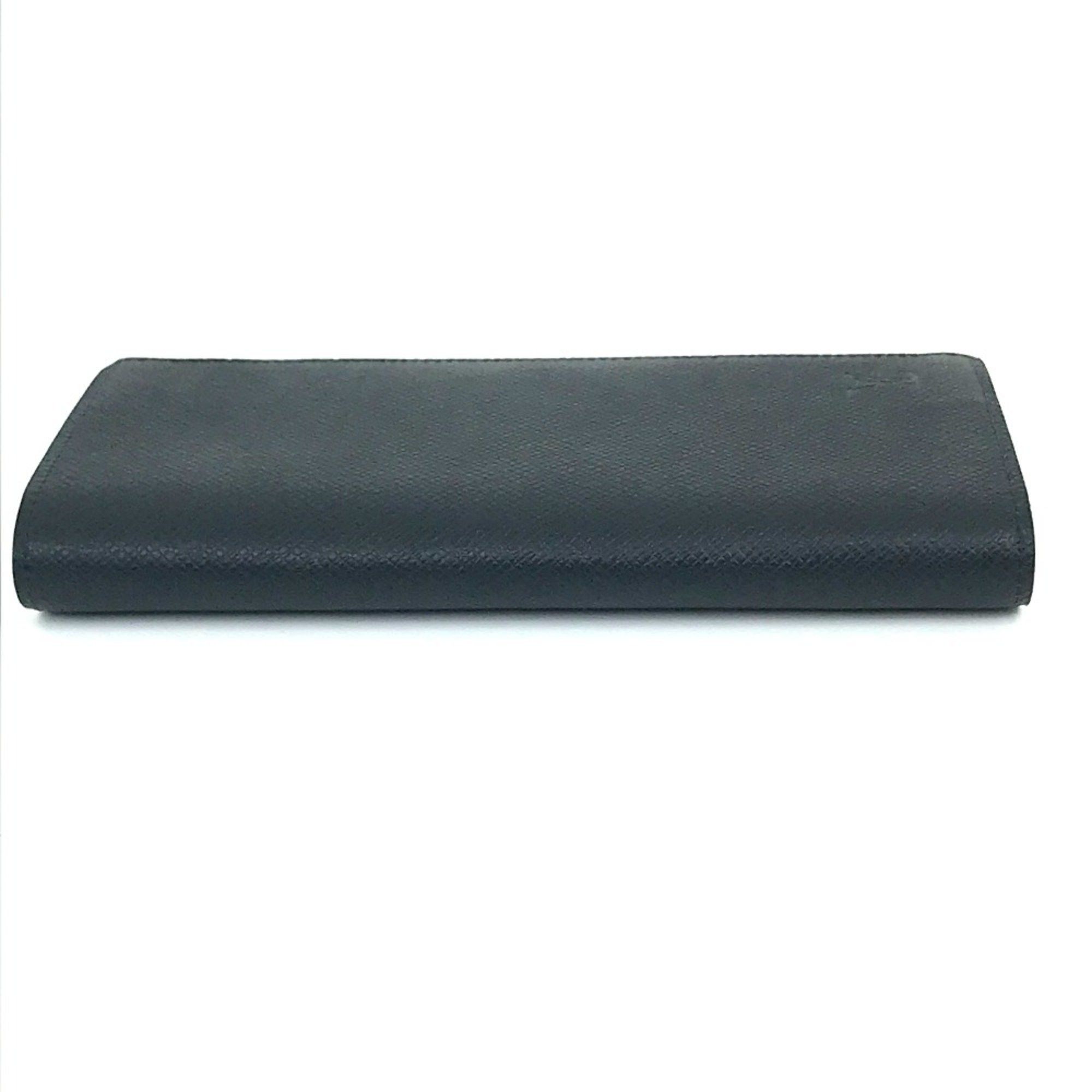 Louis Vuitton Louis Vuitton M30502 Taiga Long Wallet Dark Navy Based Size ONE SIZE - 4 Thumbnail