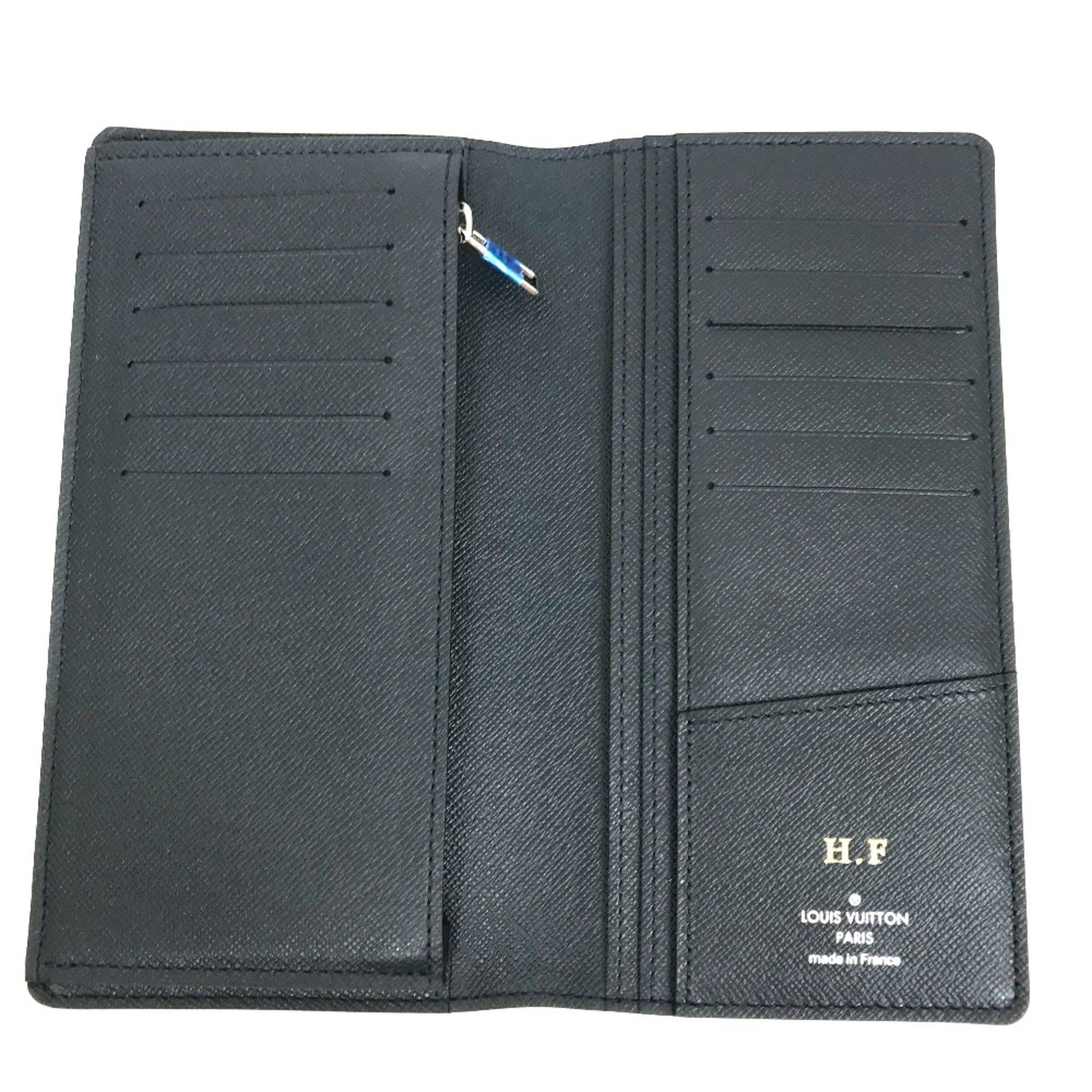 Louis Vuitton Louis Vuitton M30502 Taiga Long Wallet Dark Navy Based Size ONE SIZE - 10 Thumbnail