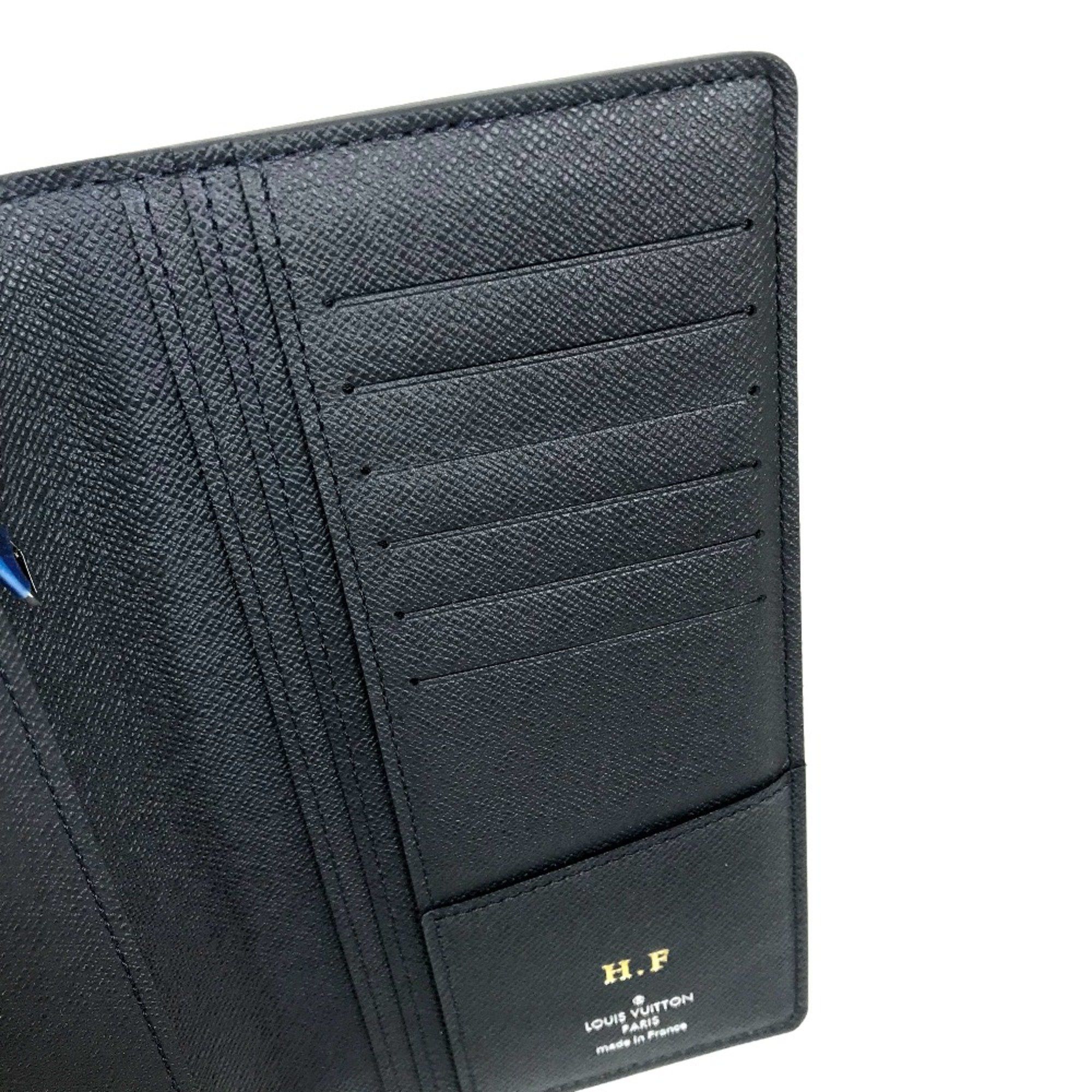 Louis Vuitton Louis Vuitton M30502 Taiga Long Wallet Dark Navy Based Size ONE SIZE - 11 Thumbnail