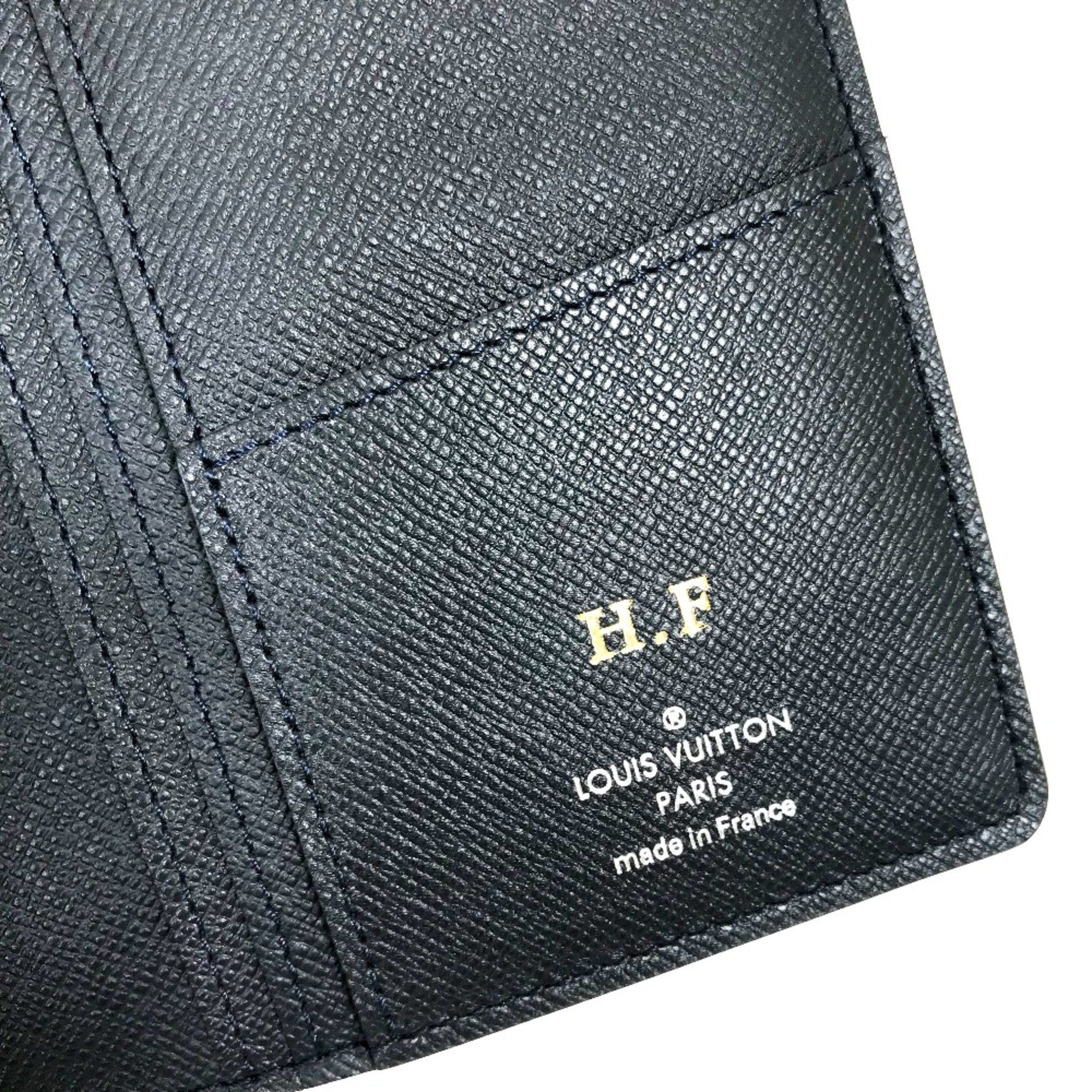 Louis Vuitton Louis Vuitton M30502 Taiga Long Wallet Dark Navy Based Size ONE SIZE - 12 Thumbnail