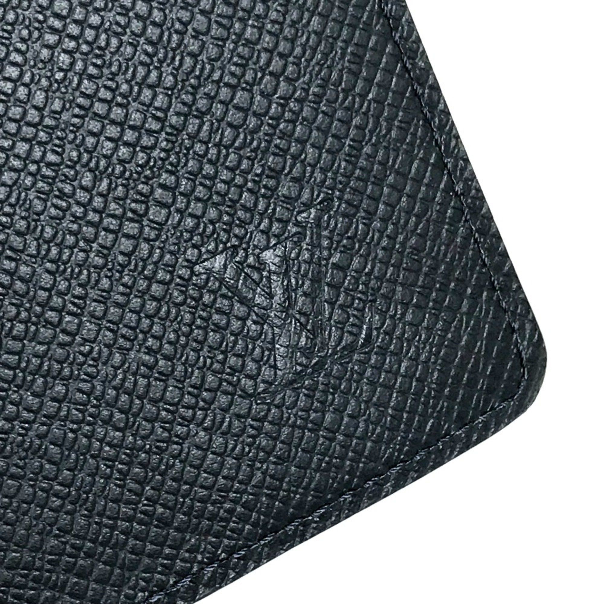 Louis Vuitton Louis Vuitton M30502 Taiga Long Wallet Dark Navy Based Size ONE SIZE - 9 Thumbnail