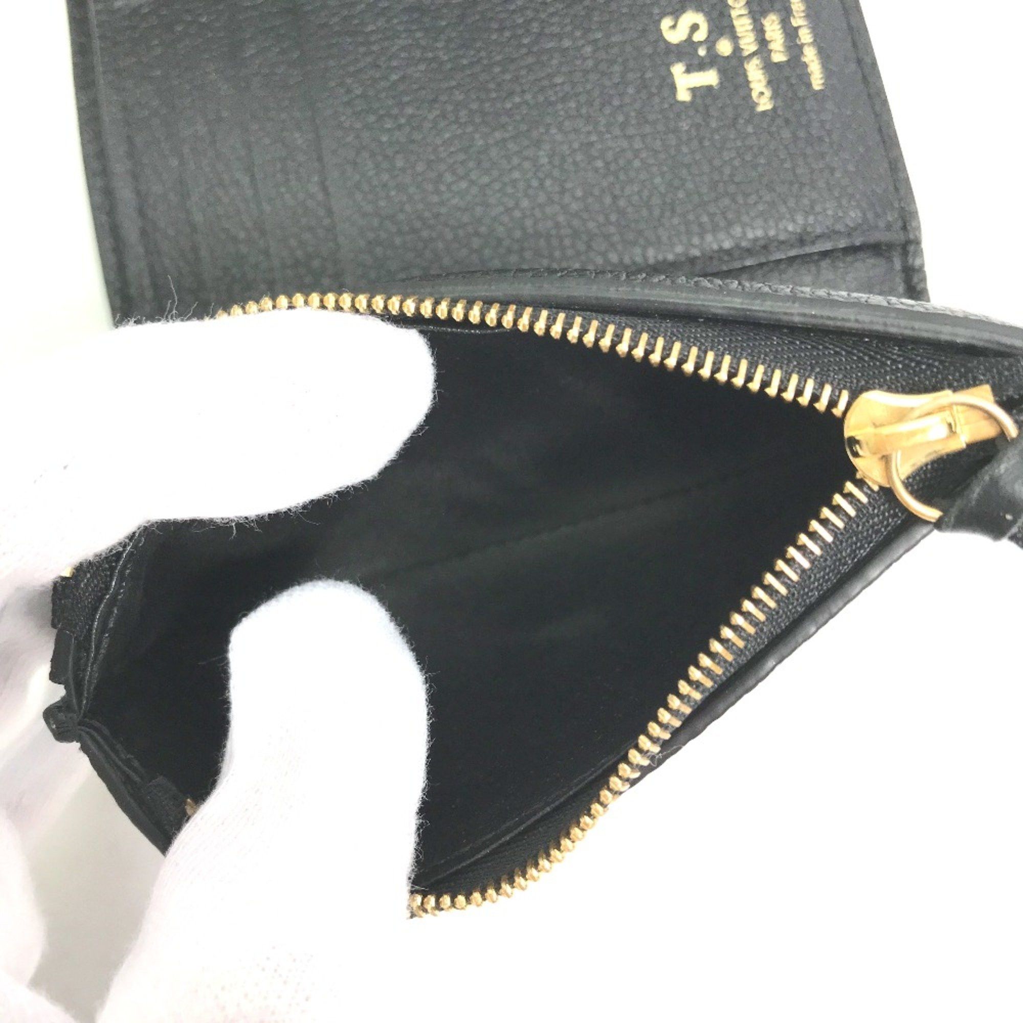 Louis Vuitton Louis Vuitton M80968 MonogramEmpreinte Compact wallet Trifold wallet Black Beige Size ONE SIZE - 10 Thumbnail