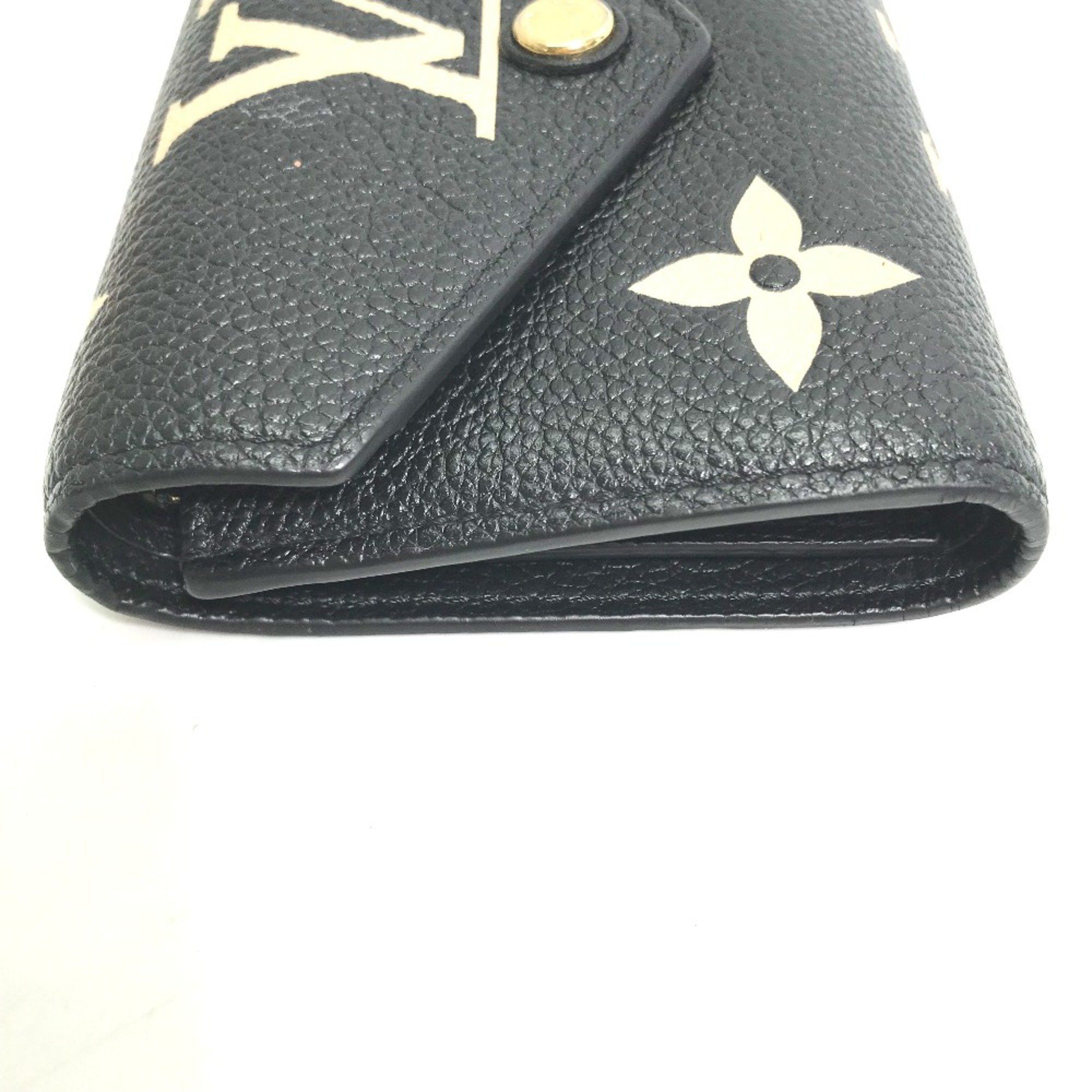 Louis Vuitton Louis Vuitton M80968 MonogramEmpreinte Compact wallet Trifold wallet Black Beige Size ONE SIZE - 5 Thumbnail