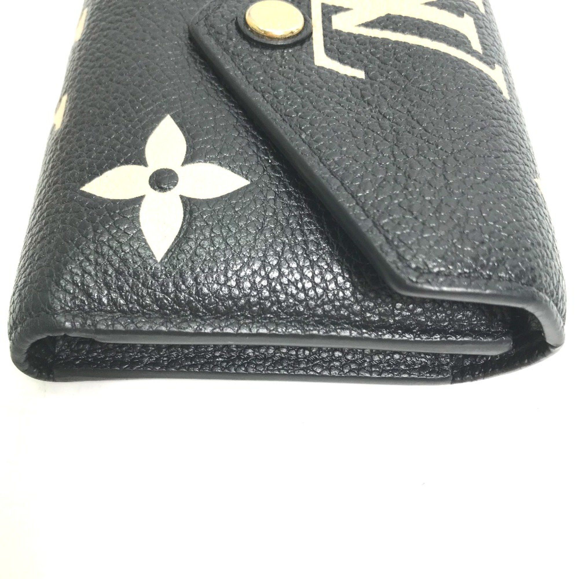 Louis Vuitton Louis Vuitton M80968 MonogramEmpreinte Compact wallet Trifold wallet Black Beige Size ONE SIZE - 3 Thumbnail
