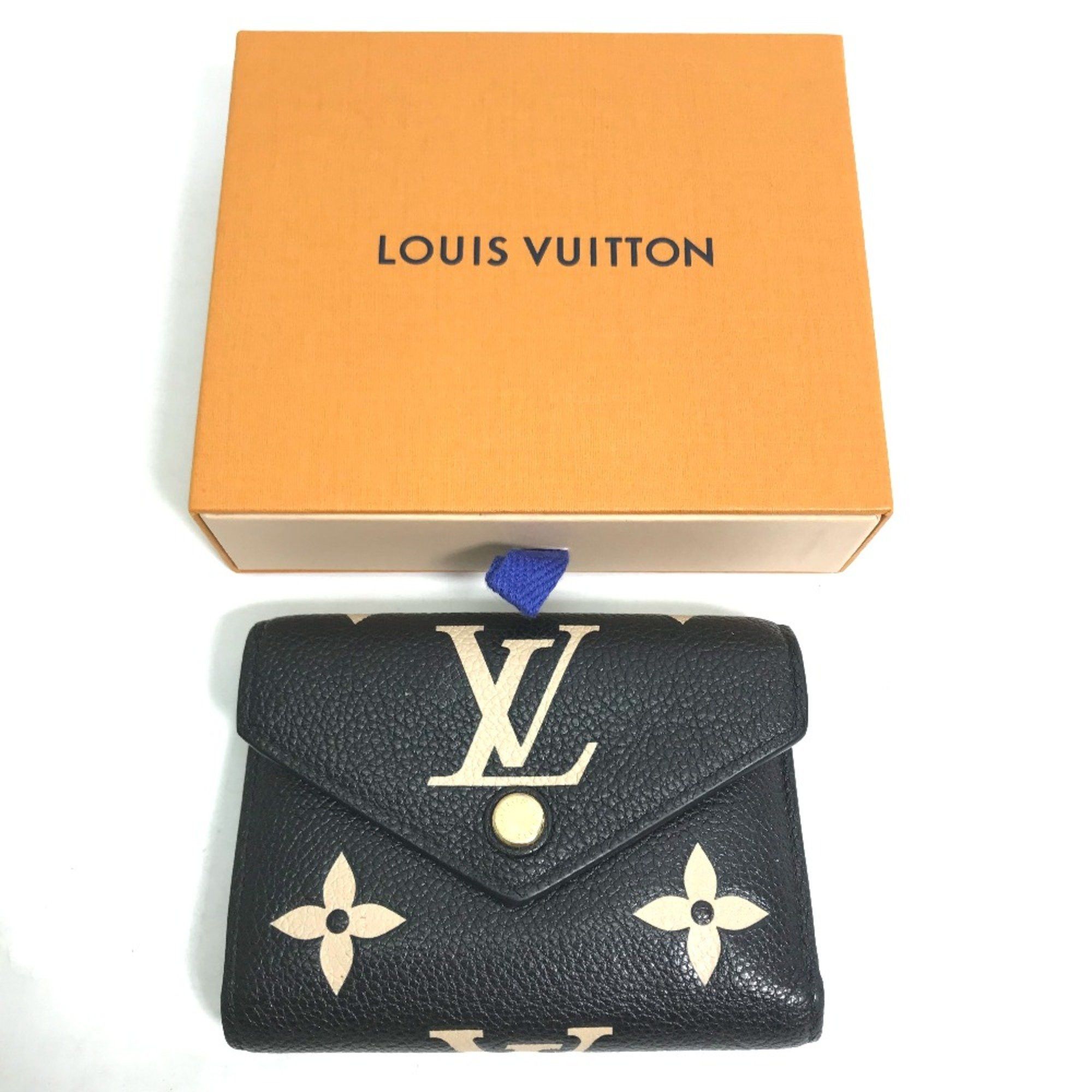 Louis Vuitton Louis Vuitton M80968 MonogramEmpreinte Compact wallet Trifold wallet Black Beige Size ONE SIZE - 12 Thumbnail