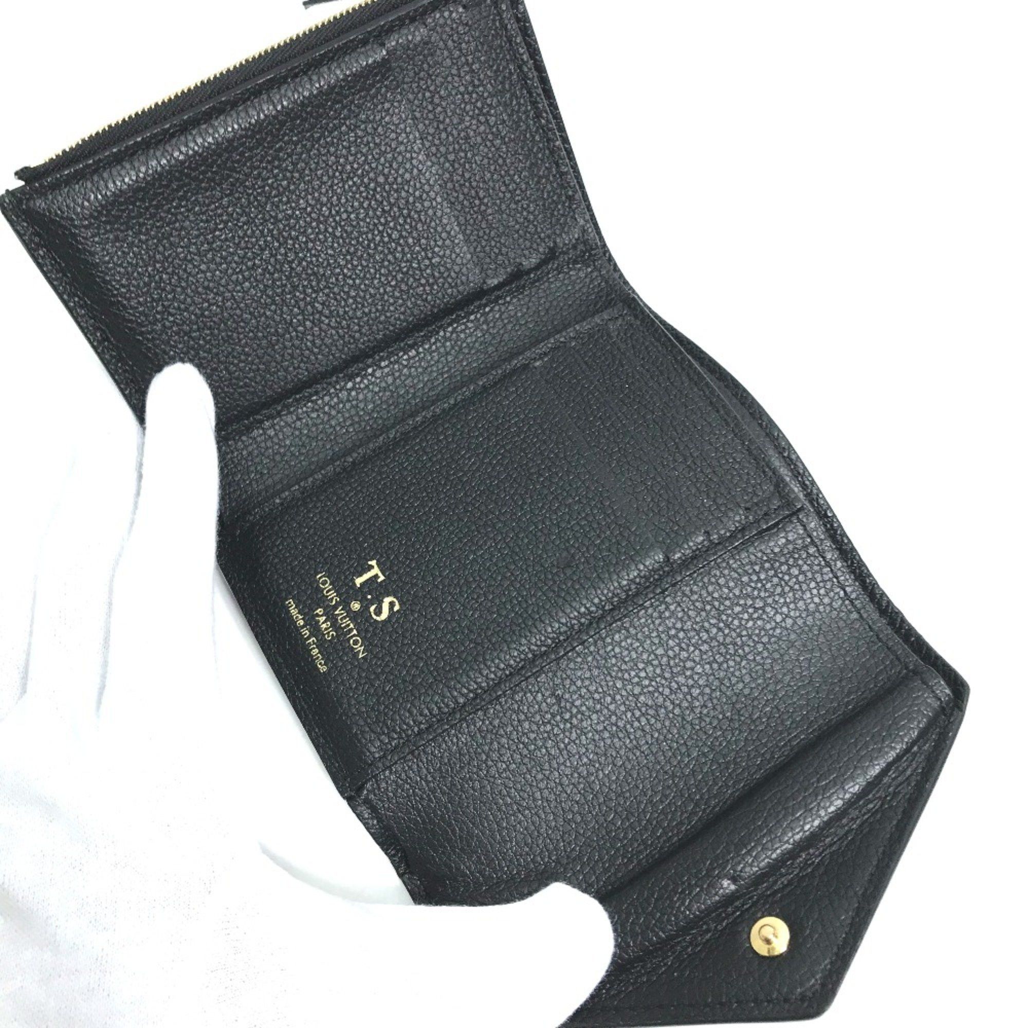 Louis Vuitton Louis Vuitton M80968 MonogramEmpreinte Compact wallet Trifold wallet Black Beige Size ONE SIZE - 7 Thumbnail