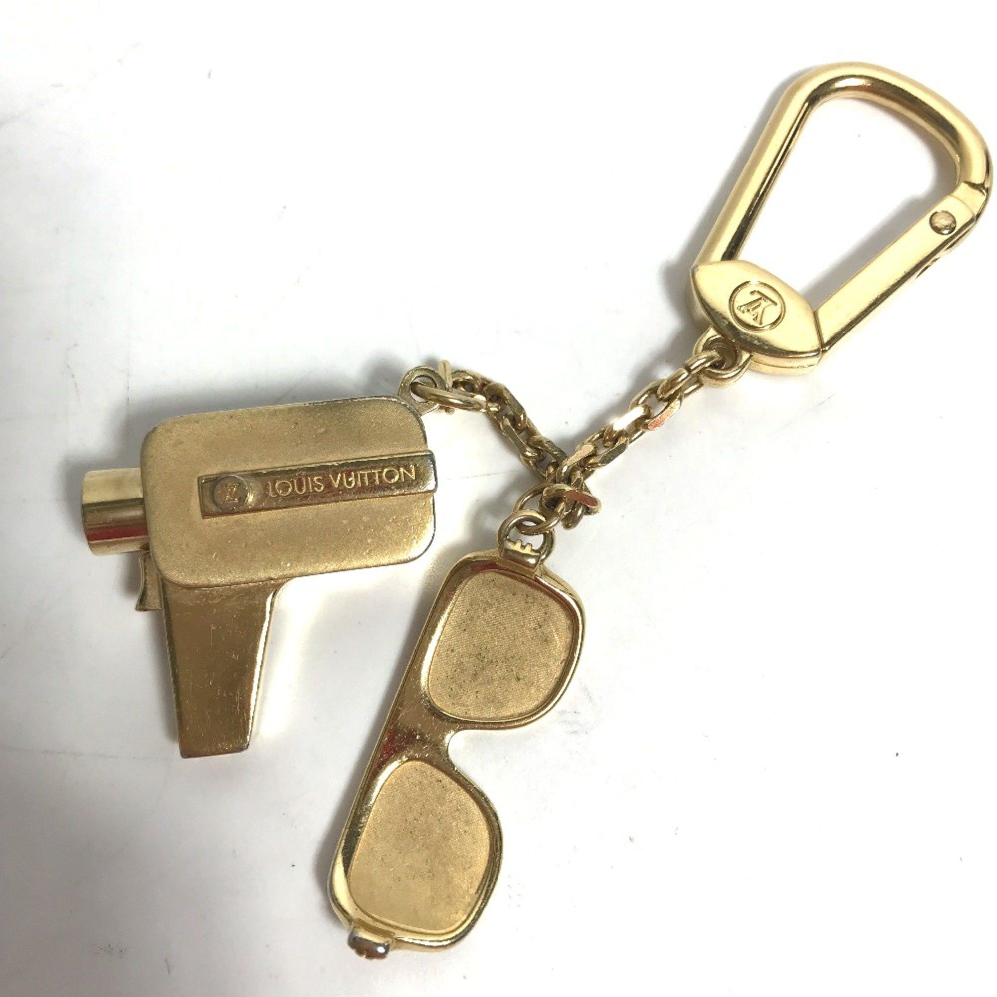 Louis Vuitton Louis Vuitton M65383 Bag Charm Key Holder Gold Size ONE SIZE - 6 Thumbnail