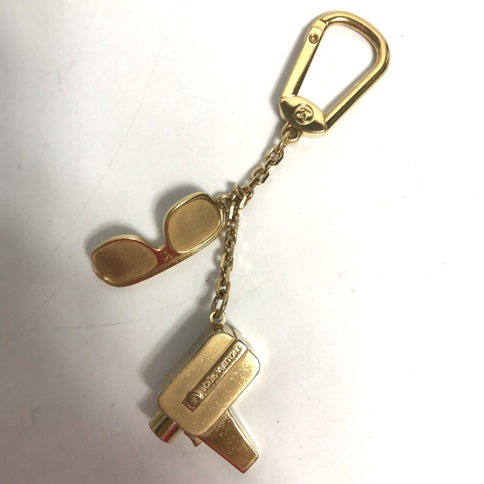 Louis Vuitton Louis Vuitton M65383 Bag Charm Key Holder Gold Size ONE SIZE - 2 Thumbnail