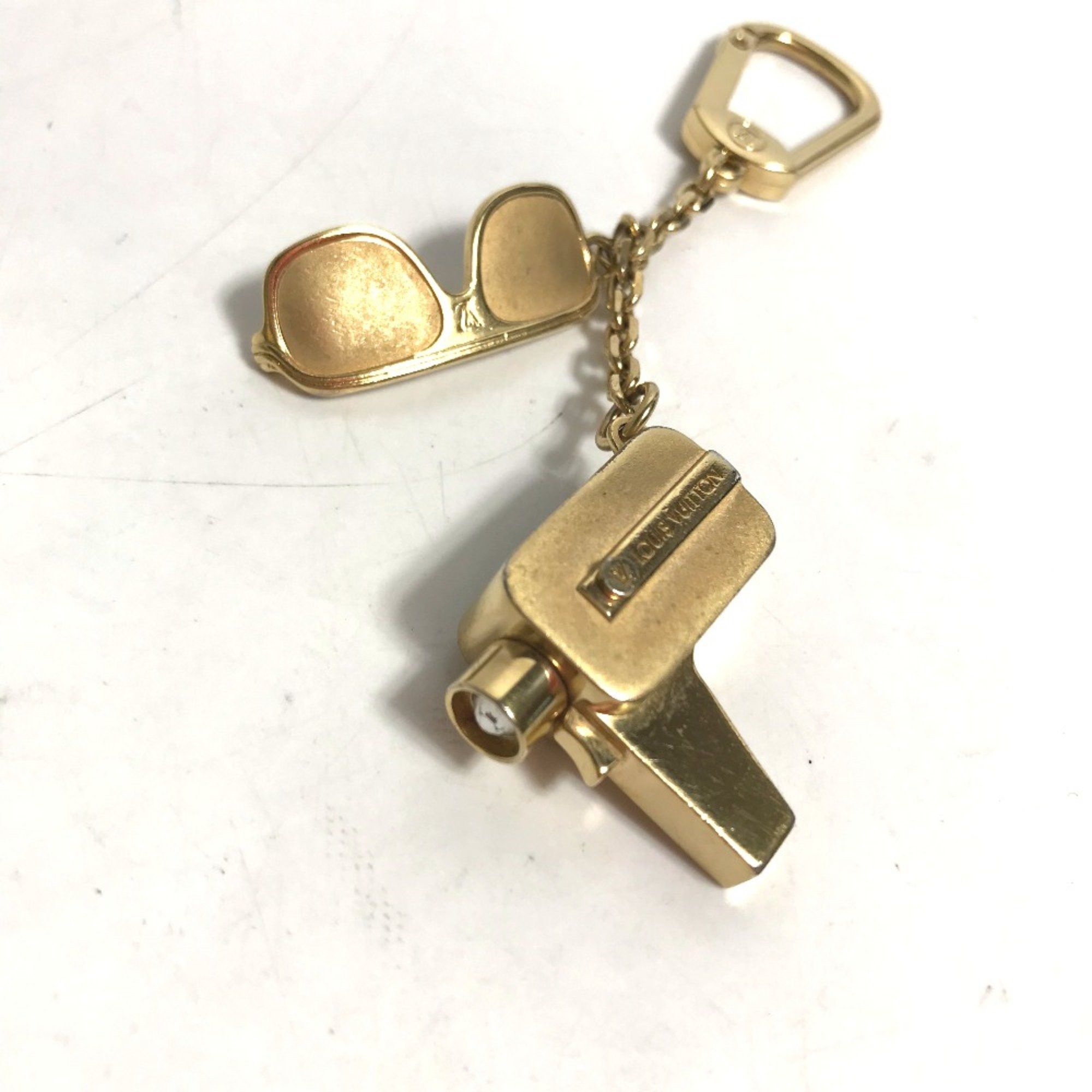 Louis Vuitton Louis Vuitton M65383 Bag Charm Key Holder Gold Size ONE SIZE - 3 Thumbnail