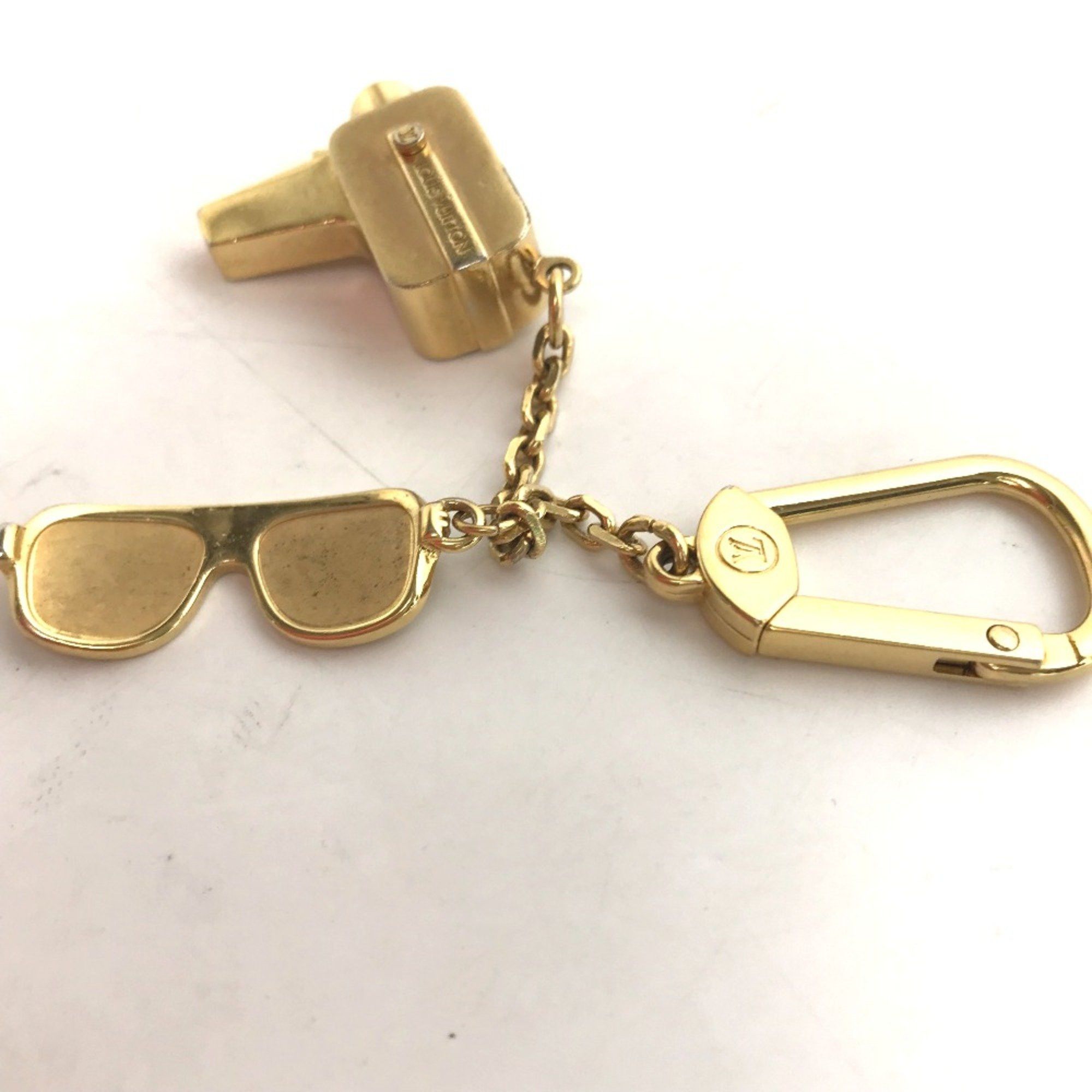 Louis Vuitton Louis Vuitton M65383 Bag Charm Key Holder Gold Size ONE SIZE - 7 Thumbnail