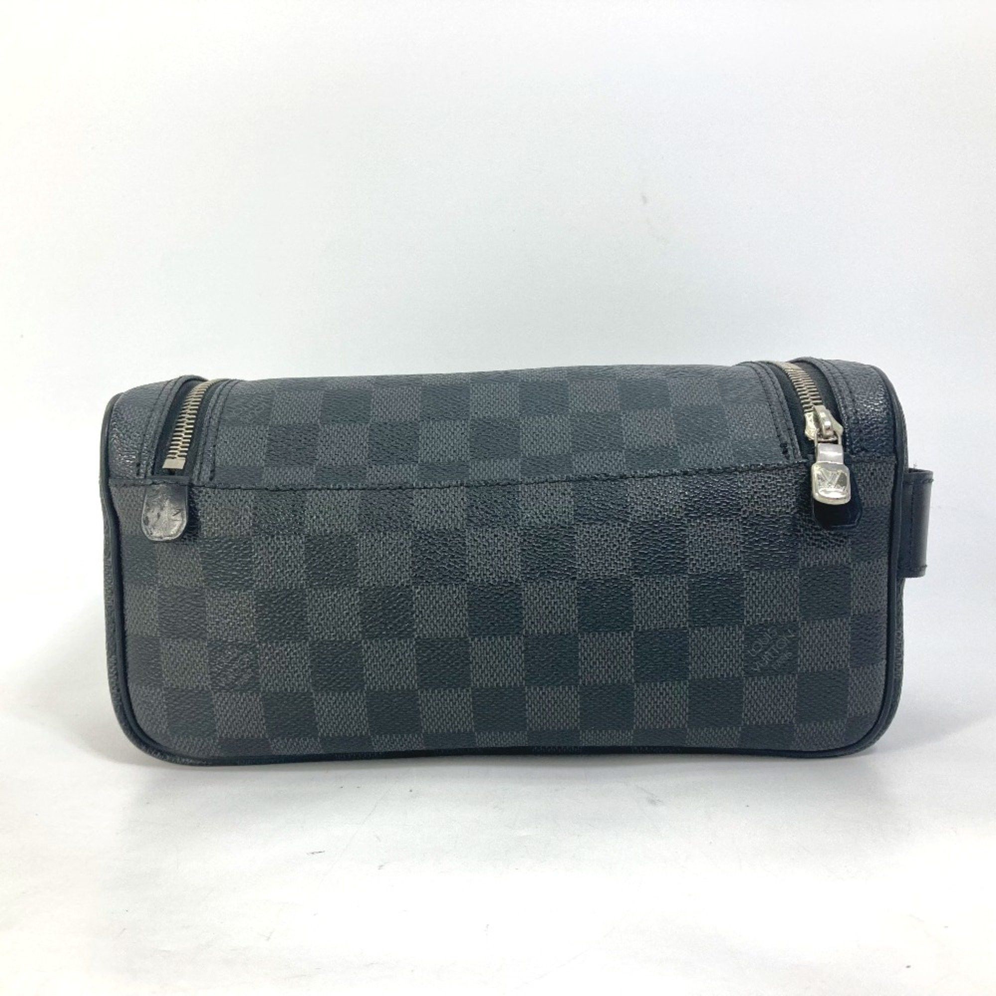 Louis Vuitton Louis Vuitton N47625 Damier Graphite Makeup pouch Cosmetics Pouch Pouch Black Size ONE SIZE - 2 Thumbnail