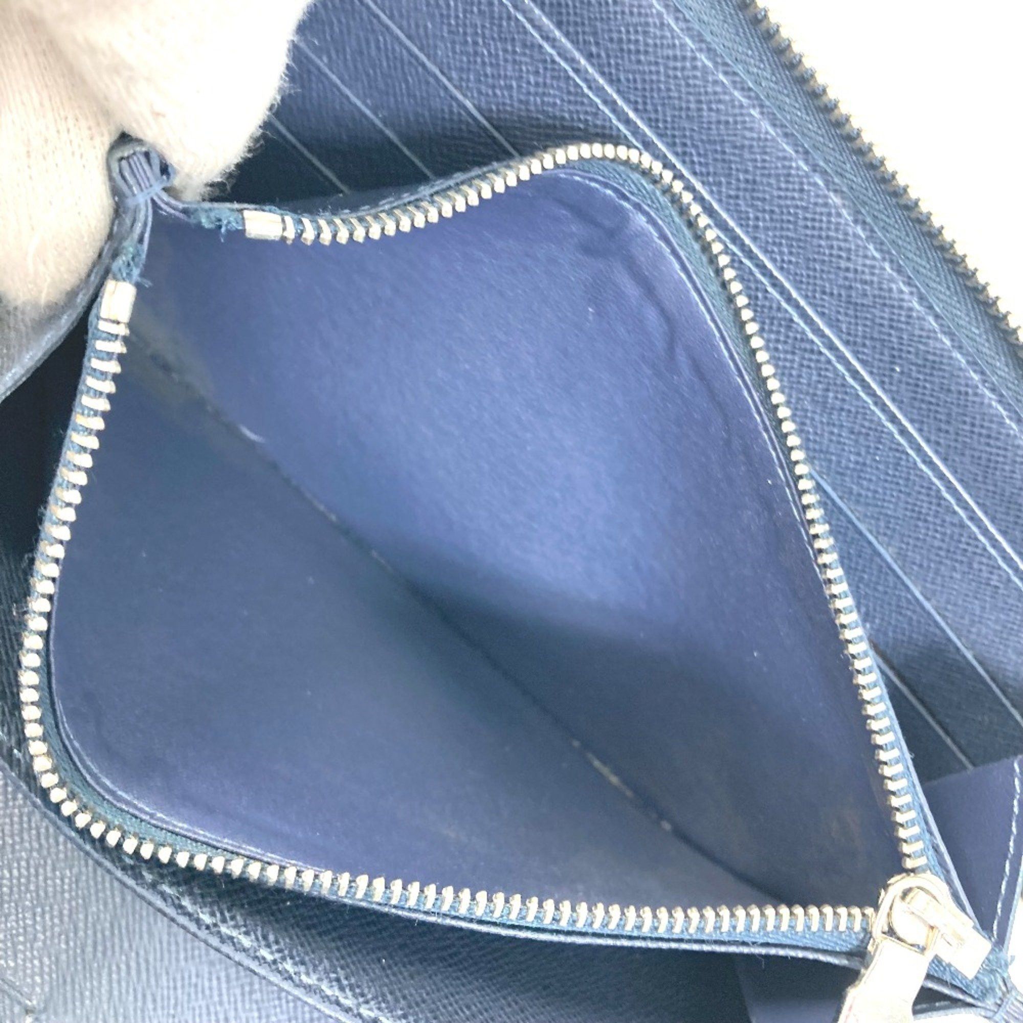 Louis Vuitton Louis Vuitton M62644 travel case long wallet Zip Around Long Wallet Navy Size ONE SIZE - 12 Thumbnail