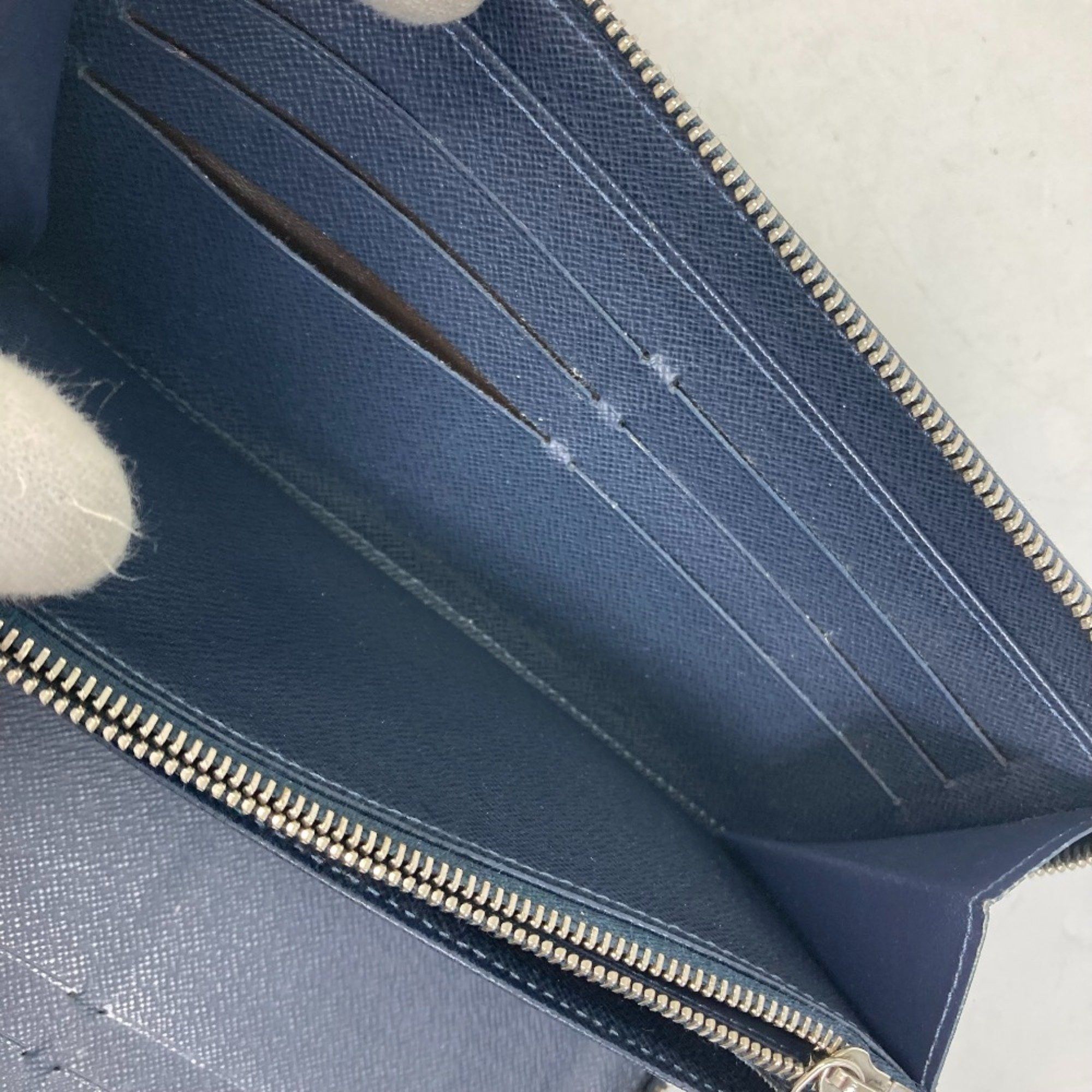 Louis Vuitton Louis Vuitton M62644 travel case long wallet Zip Around Long Wallet Navy Size ONE SIZE - 10 Thumbnail