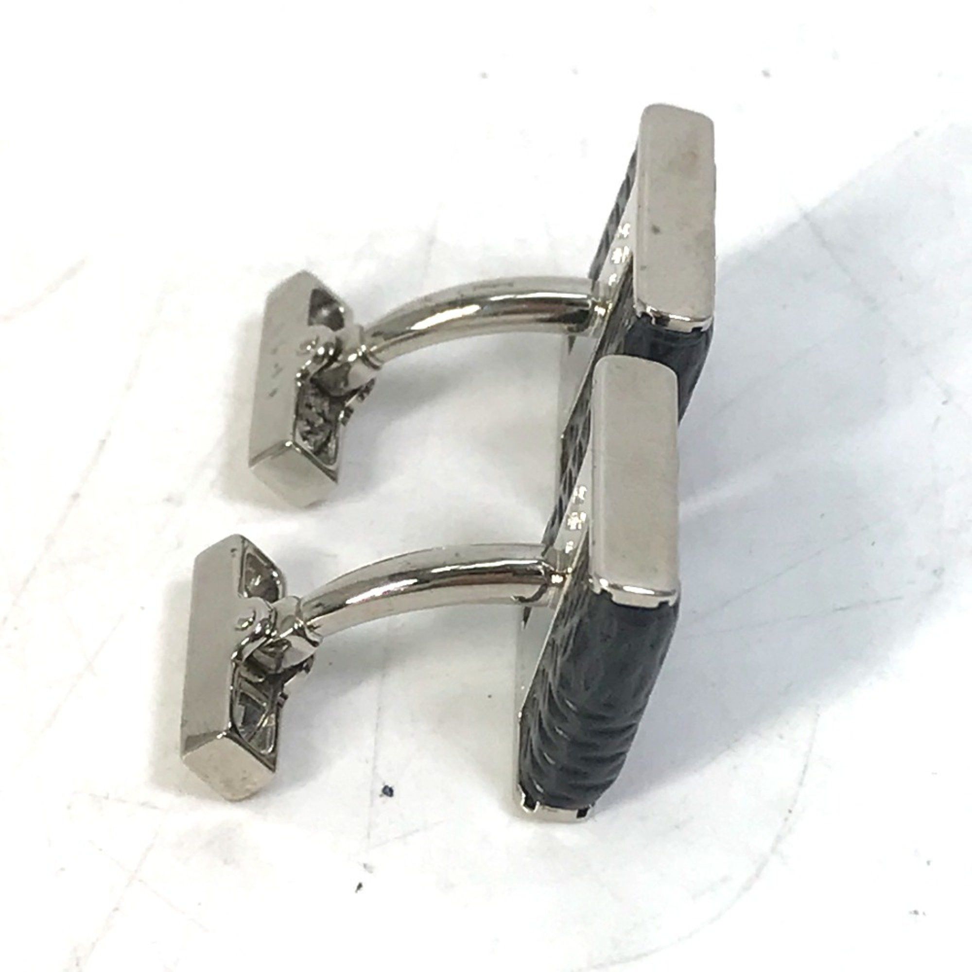Louis Vuitton Louis Vuitton M65072 Damier Graphite Cufflinks cuffs Black Silver Size ONE SIZE - 4 Thumbnail