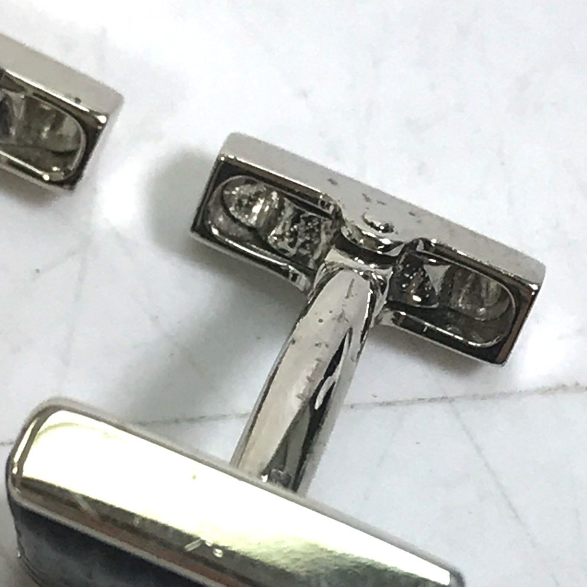 Louis Vuitton Louis Vuitton M65072 Damier Graphite Cufflinks cuffs Black Silver Size ONE SIZE - 7 Thumbnail