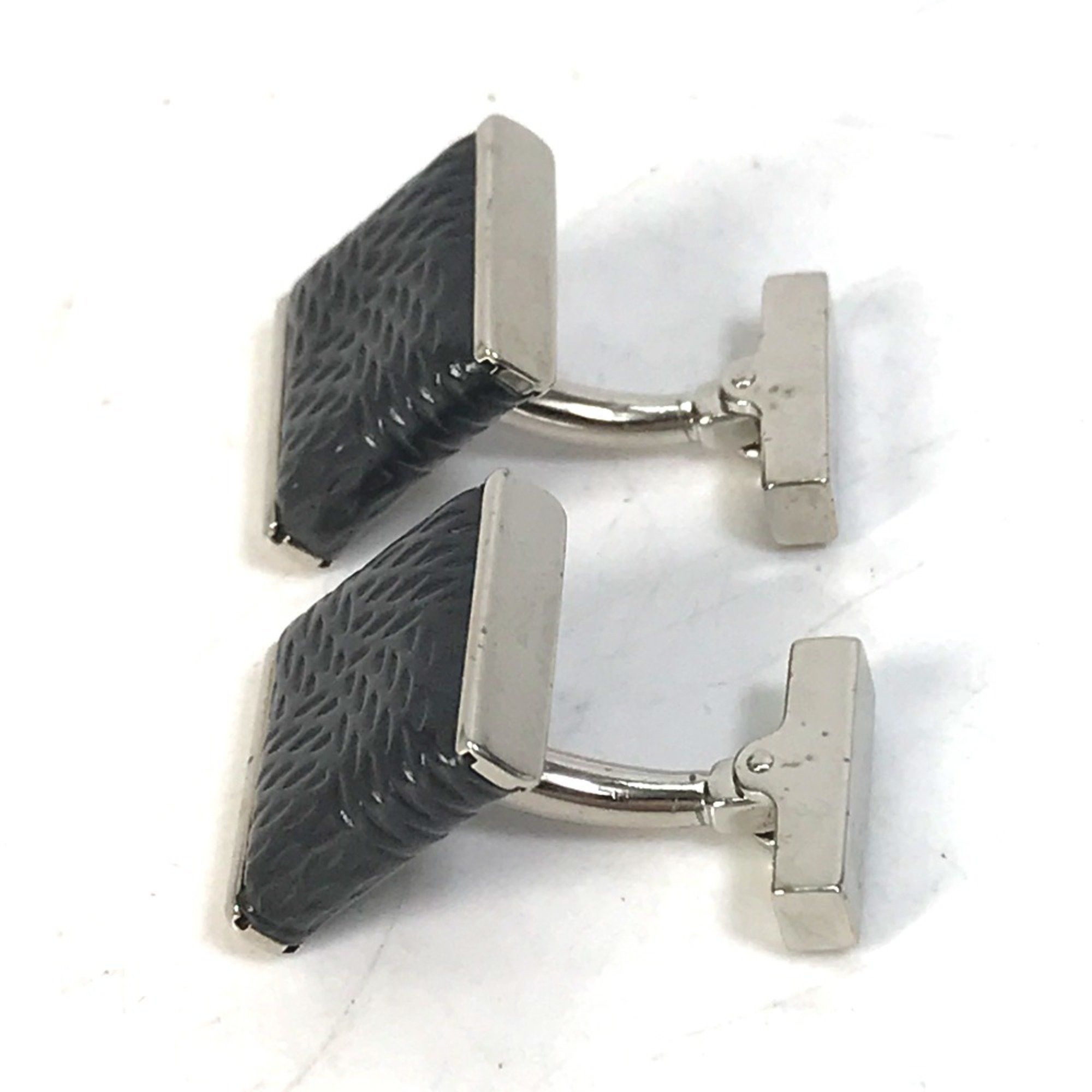 Louis Vuitton Louis Vuitton M65072 Damier Graphite Cufflinks cuffs Black Silver Size ONE SIZE - 2 Thumbnail