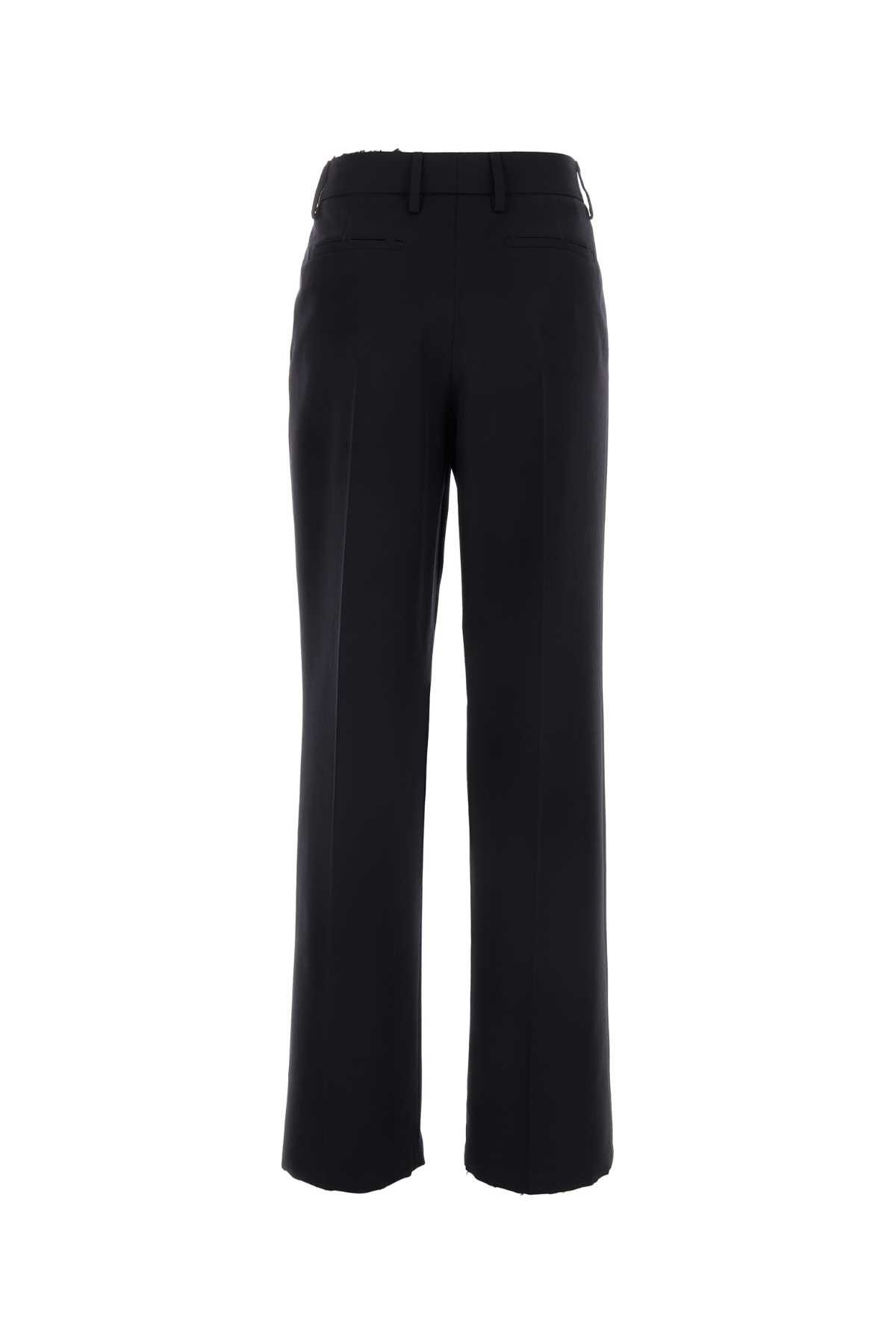 Prada Black Gabardine Pant Size 26" / US 2 / IT 38 - 2 Thumbnail
