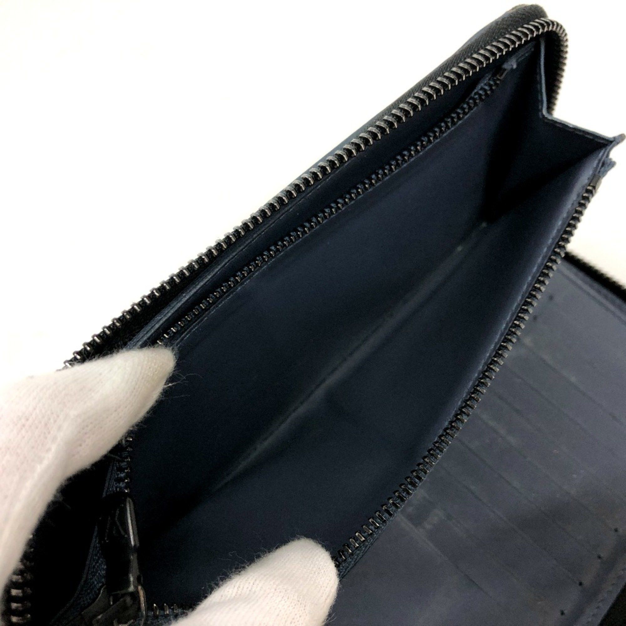 Louis Vuitton Louis Vuitton M82322 Monogram shadow Long Wallet Navy Size ONE SIZE - 9 Thumbnail