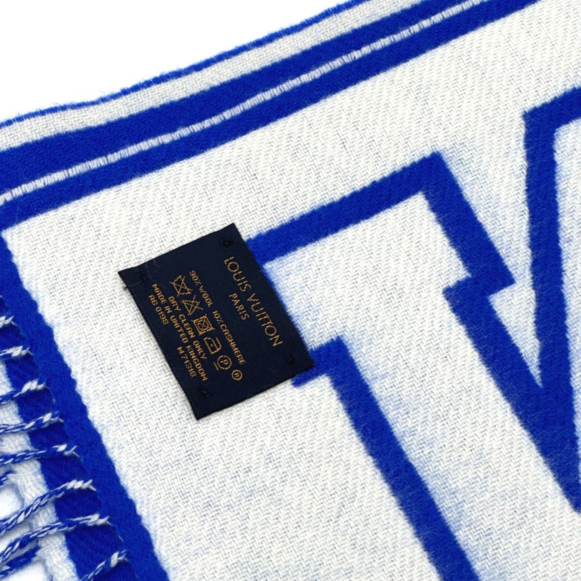 Louis Vuitton Louis Vuitton M71318 Scarf blue Size ONE SIZE - 8 Thumbnail
