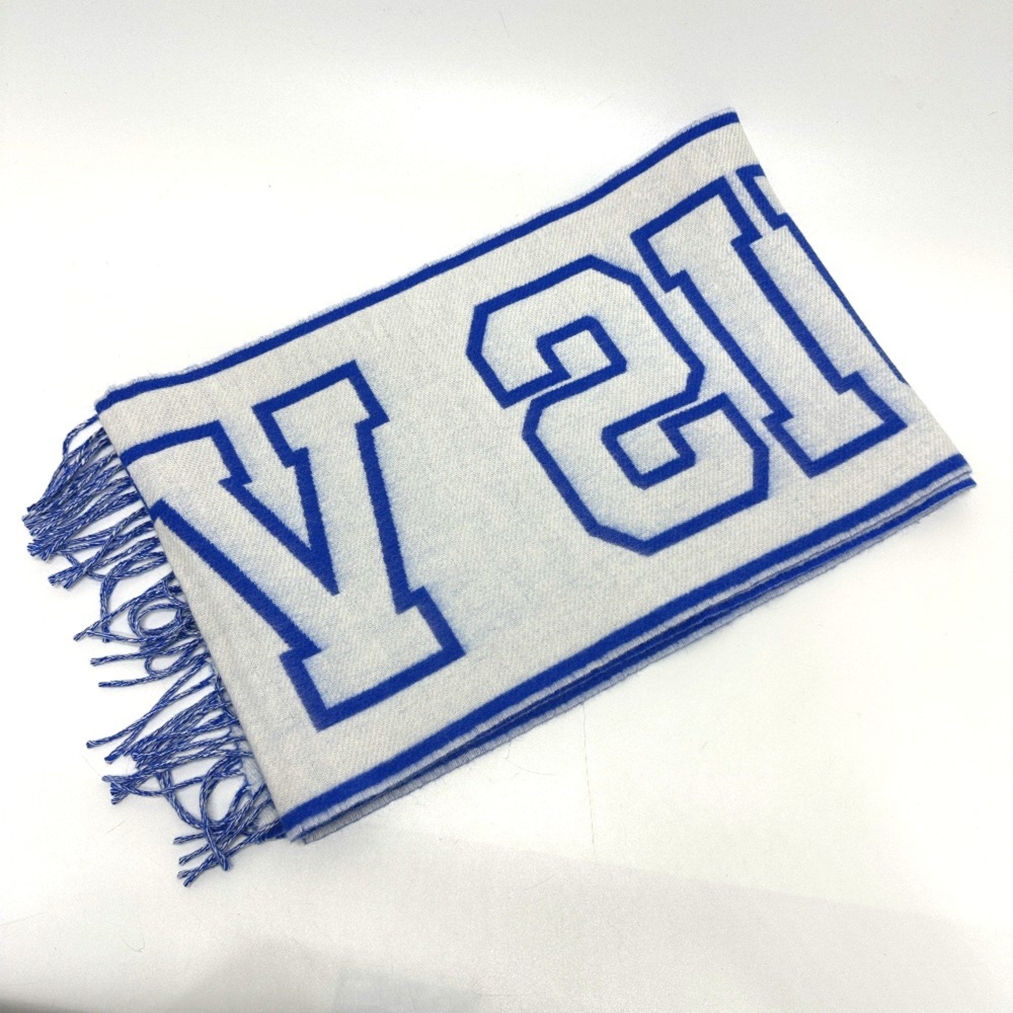 Louis Vuitton Louis Vuitton M71318 Scarf blue Size ONE SIZE - 4 Thumbnail