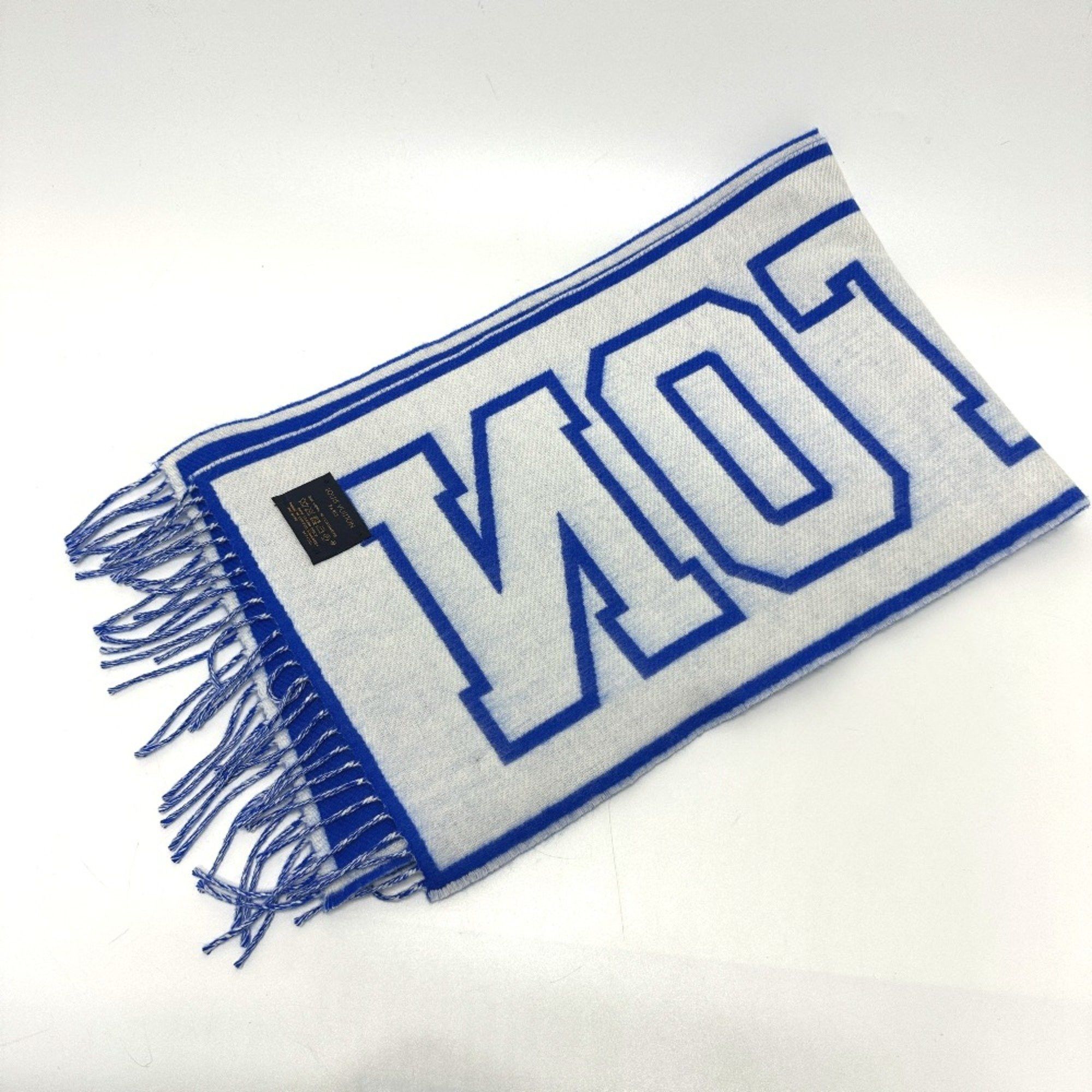 Louis Vuitton Louis Vuitton M71318 Scarf blue Size ONE SIZE - 7 Thumbnail
