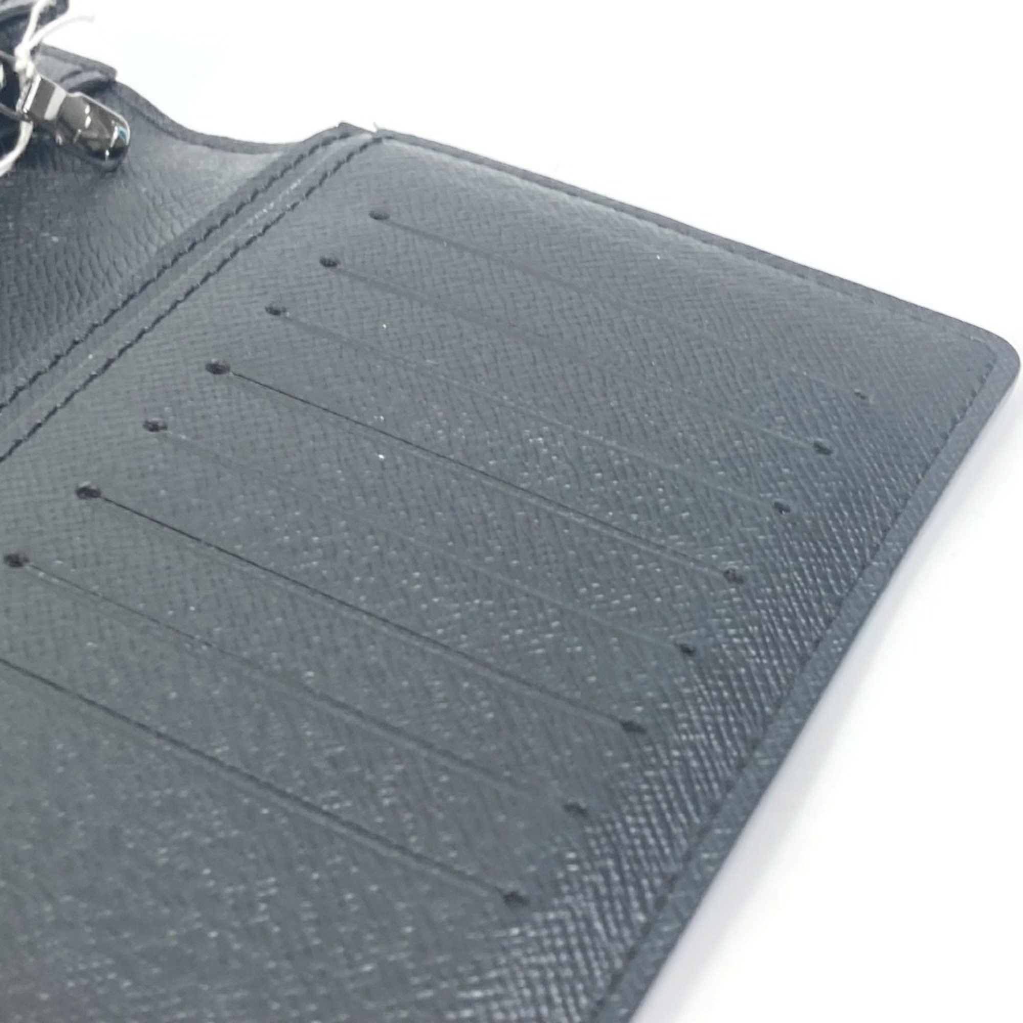 Louis Vuitton Louis Vuitton M61697 Monogram-Eclipse Two fold Long Wallet Black Size ONE SIZE - 8 Thumbnail