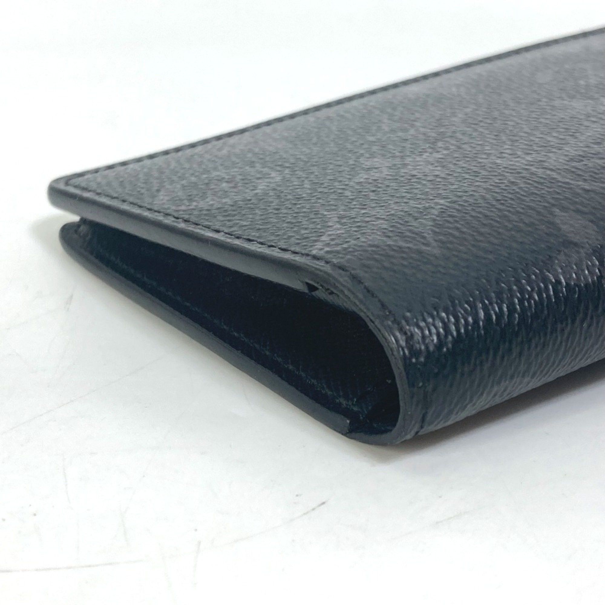 Louis Vuitton Louis Vuitton M61697 Monogram-Eclipse Two fold Long Wallet Black Size ONE SIZE - 3 Thumbnail