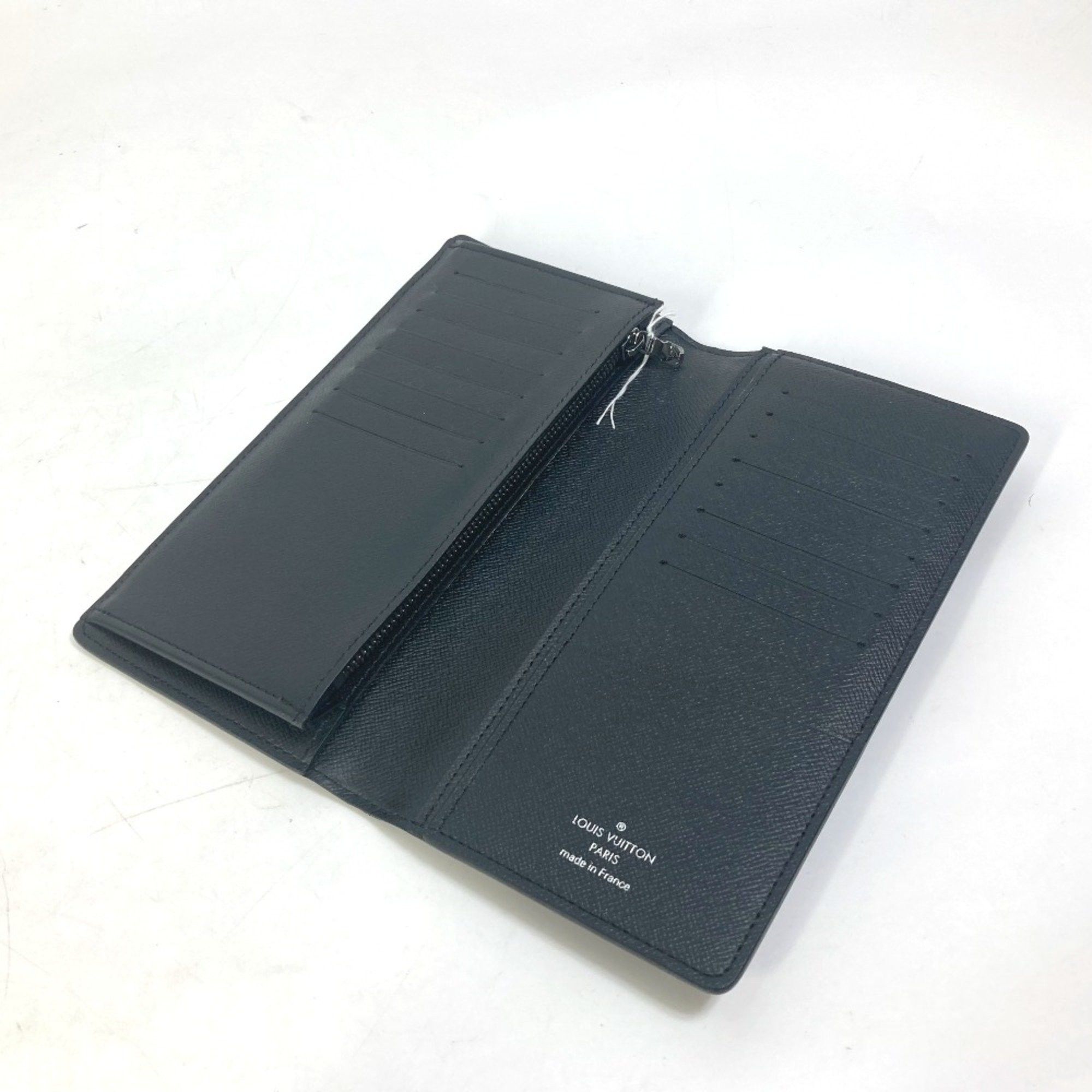 Louis Vuitton Louis Vuitton M61697 Monogram-Eclipse Two fold Long Wallet Black Size ONE SIZE - 6 Thumbnail