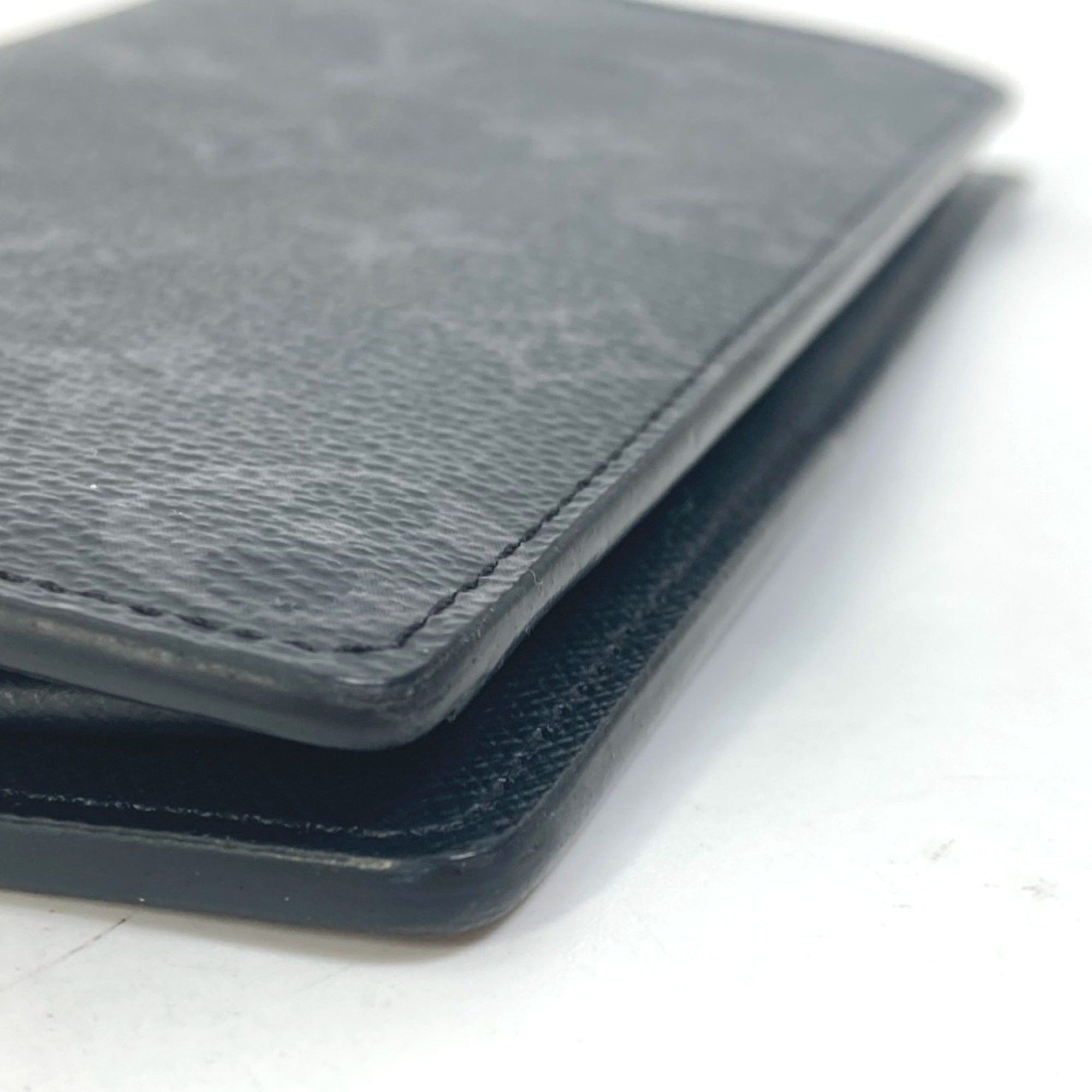 Louis Vuitton Louis Vuitton M61697 Monogram-Eclipse Two fold Long Wallet Black Size ONE SIZE - 5 Thumbnail