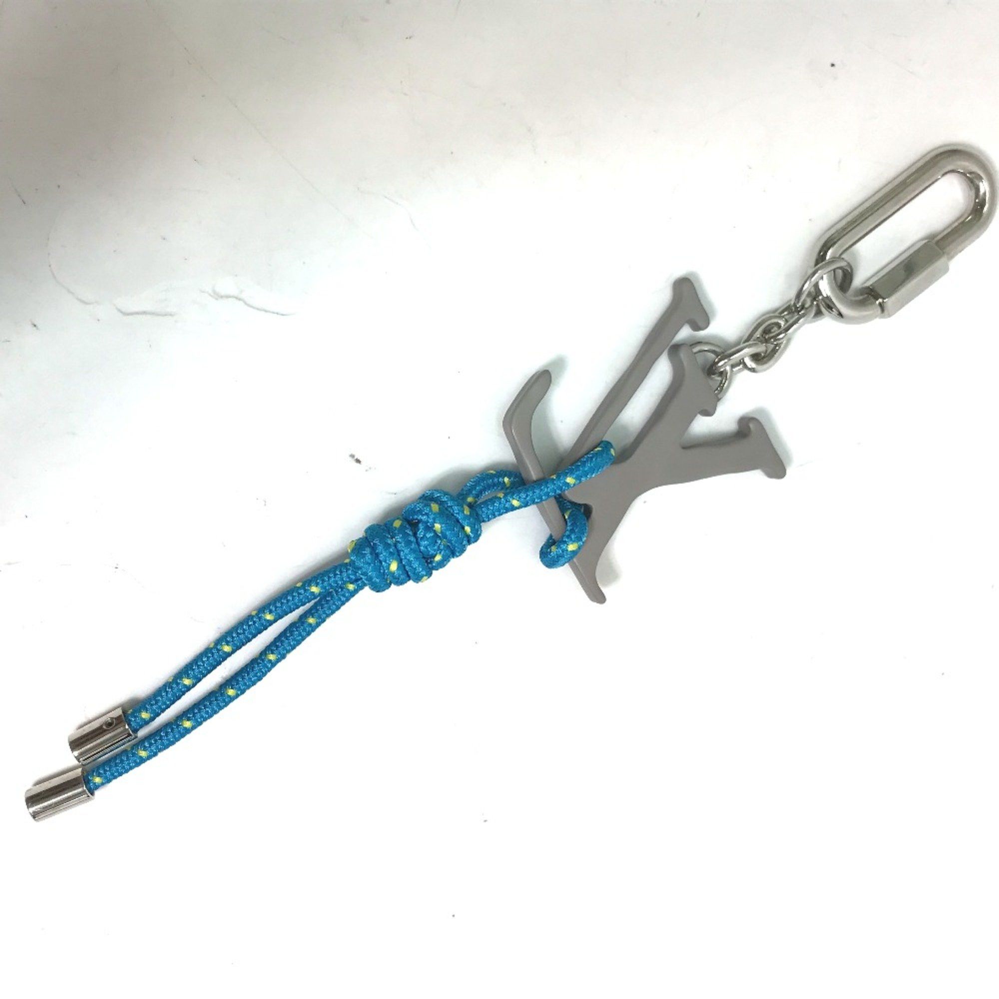 Louis Vuitton Louis Vuitton MP2618 Bag Charm Carabiner Key Holder blue Size ONE SIZE - 6 Thumbnail
