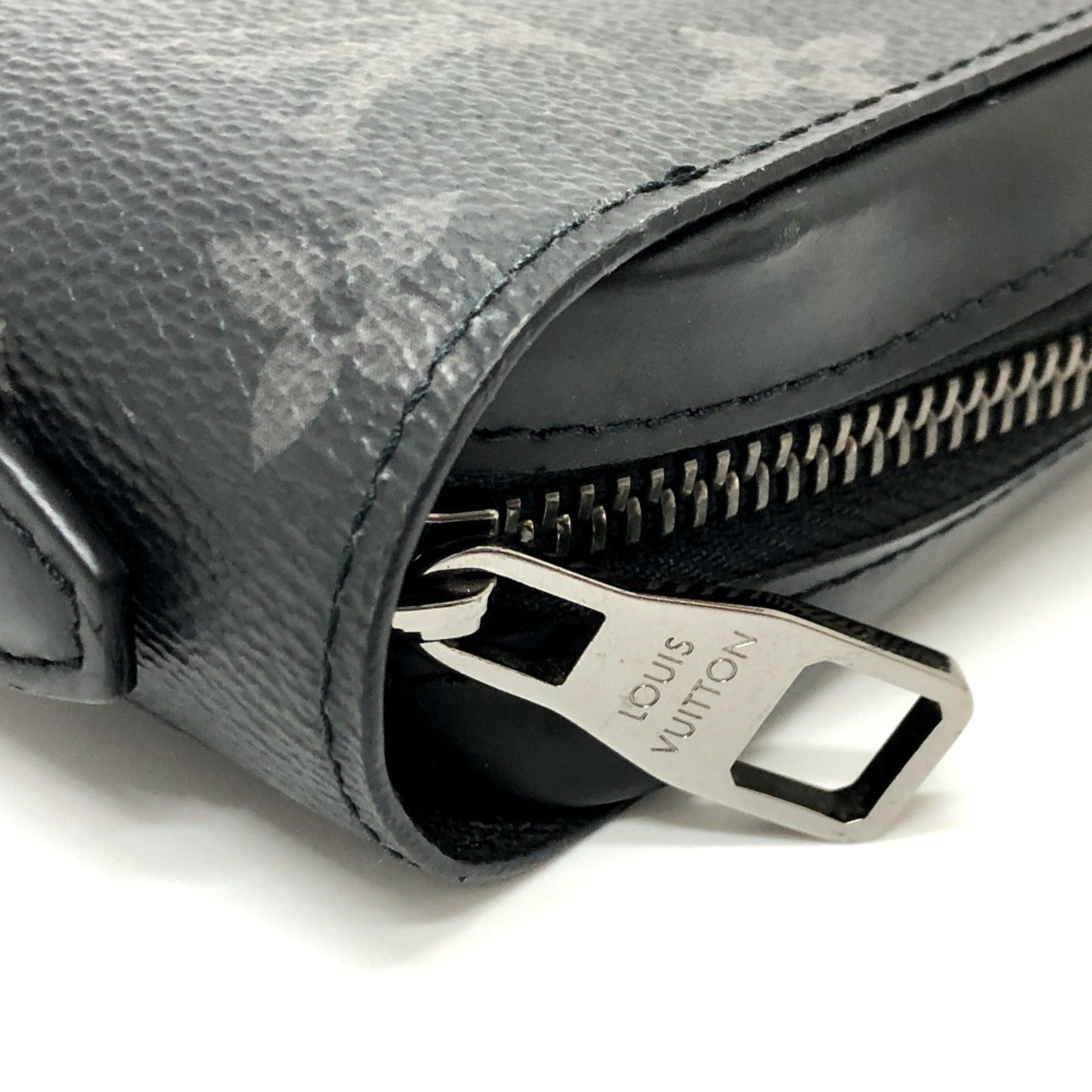 Louis Vuitton Louis Vuitton M61698 MonogramEclipse Hand Bag Travel case Long Wallet Black Size ONE SIZE - 5 Thumbnail