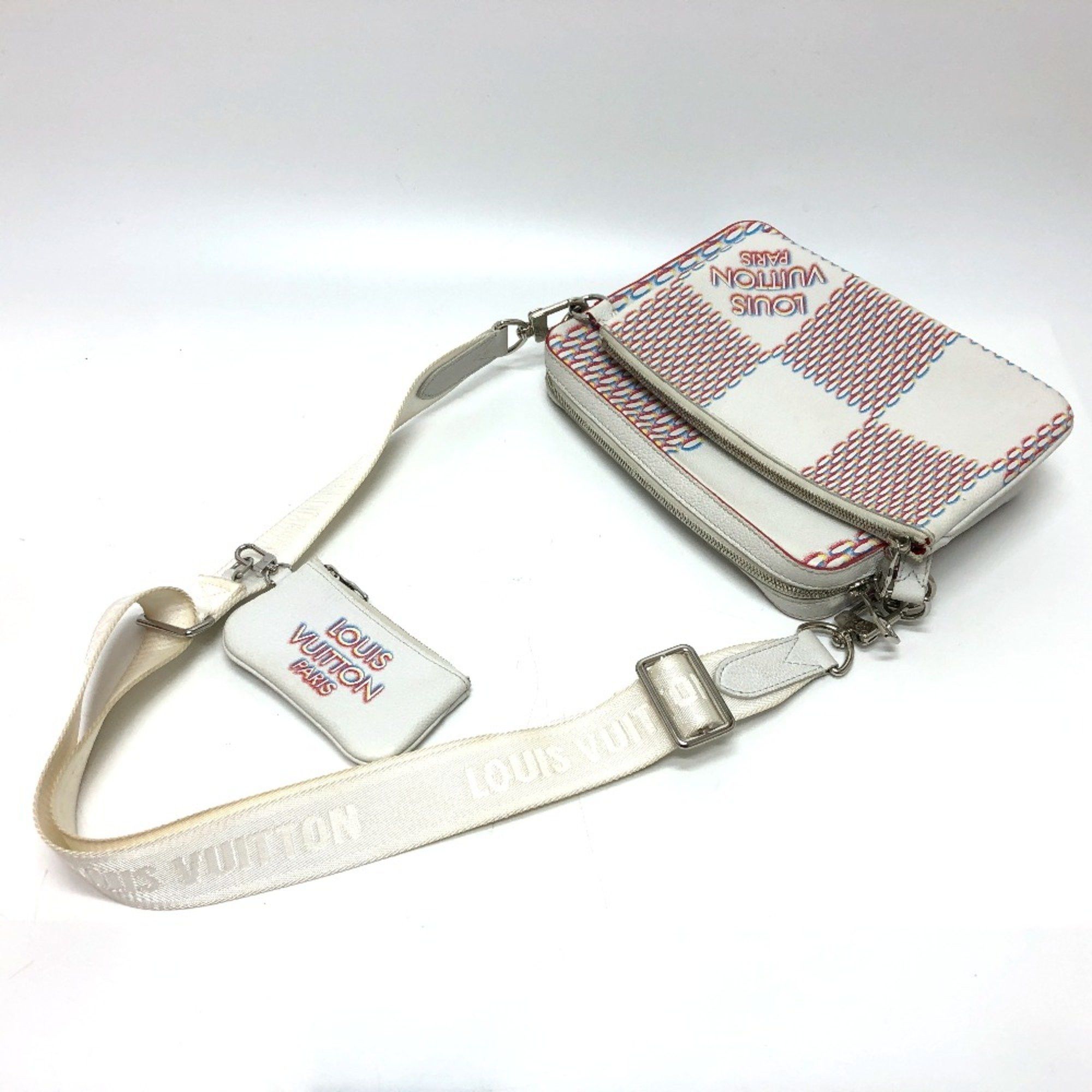 Louis Vuitton Louis Vuitton M20665 damier giant spray Bag Shoulder Bag Blanc White SilverHardware Size ONE SIZE - 7 Thumbnail
