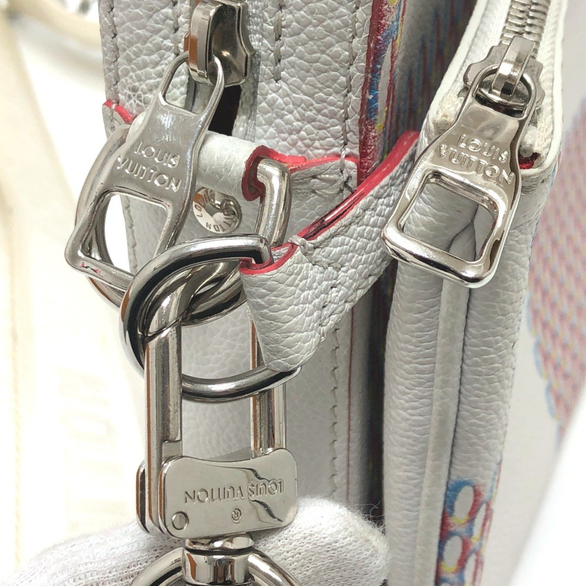 Louis Vuitton Louis Vuitton M20665 damier giant spray Bag Shoulder Bag Blanc White SilverHardware Size ONE SIZE - 10 Thumbnail