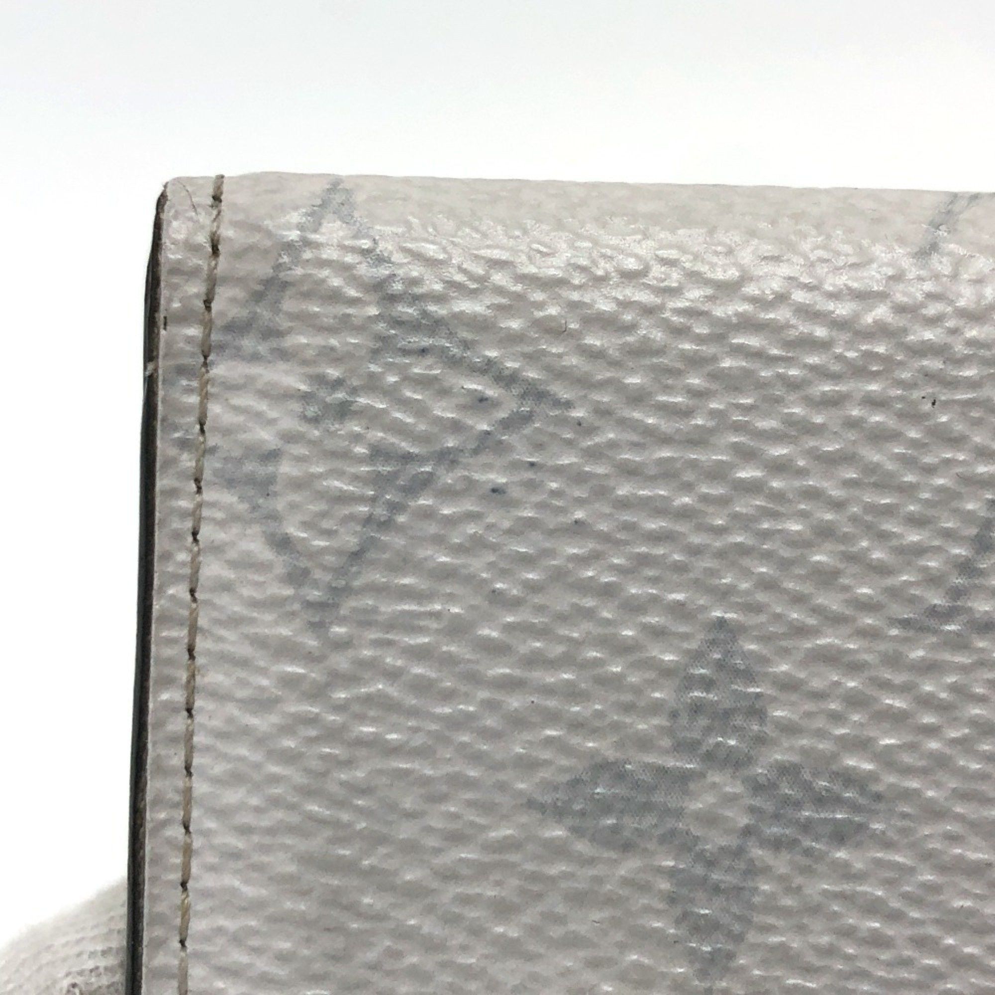 Louis Vuitton Louis Vuitton M67621 Taigarama Monogram Trifold wallet White Size ONE SIZE - 9 Thumbnail