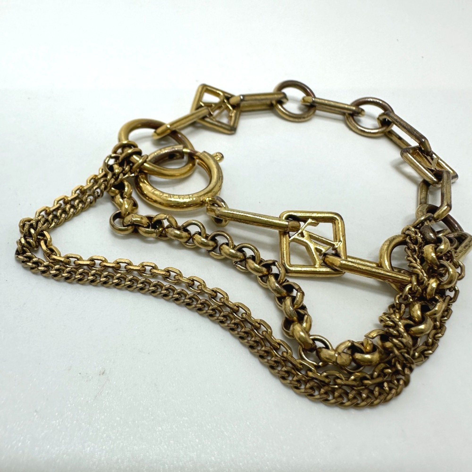 Louis Vuitton Louis Vuitton M65362 Chain Bracelet Gold Size ONE SIZE - 3 Thumbnail