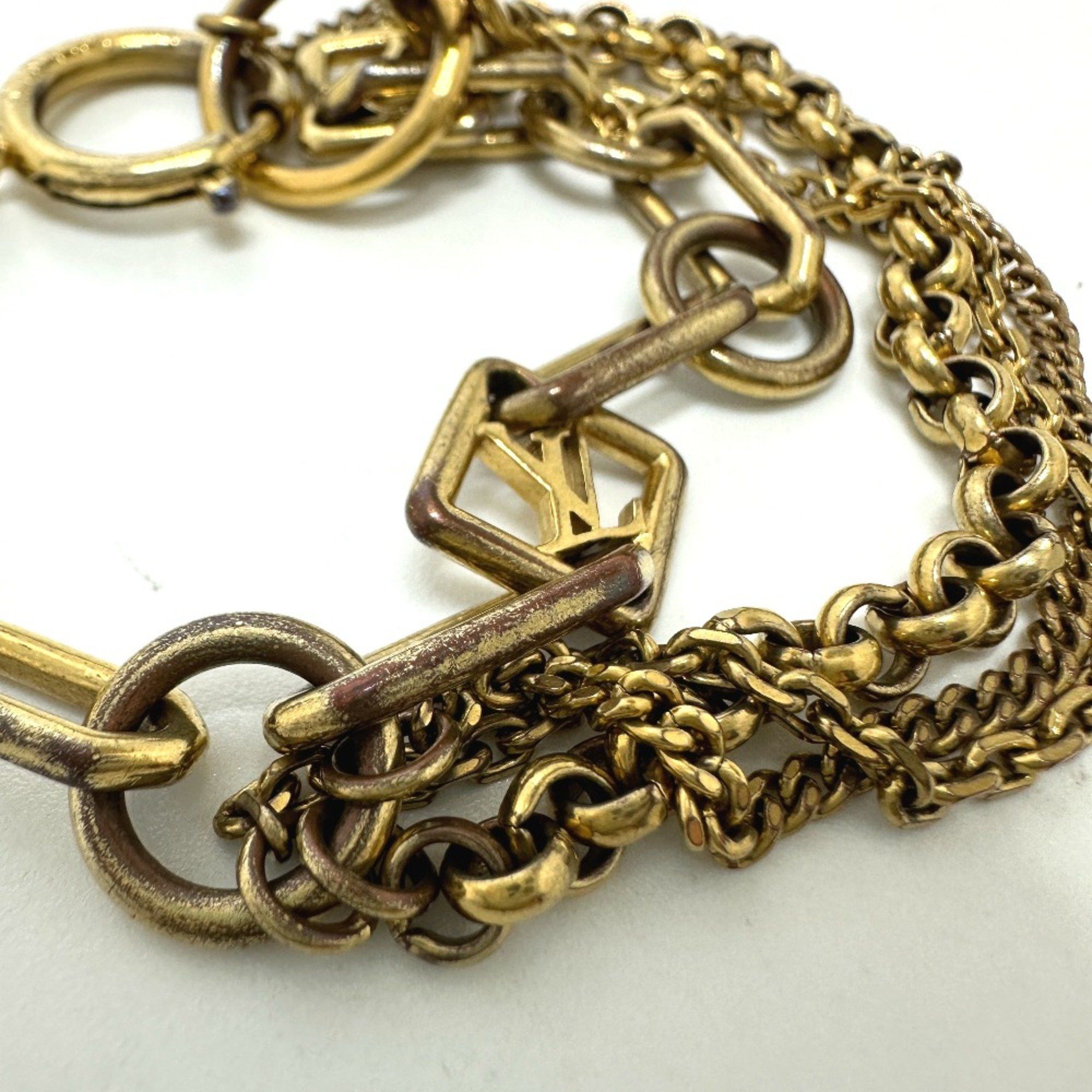 Louis Vuitton Louis Vuitton M65362 Chain Bracelet Gold Size ONE SIZE - 6 Thumbnail