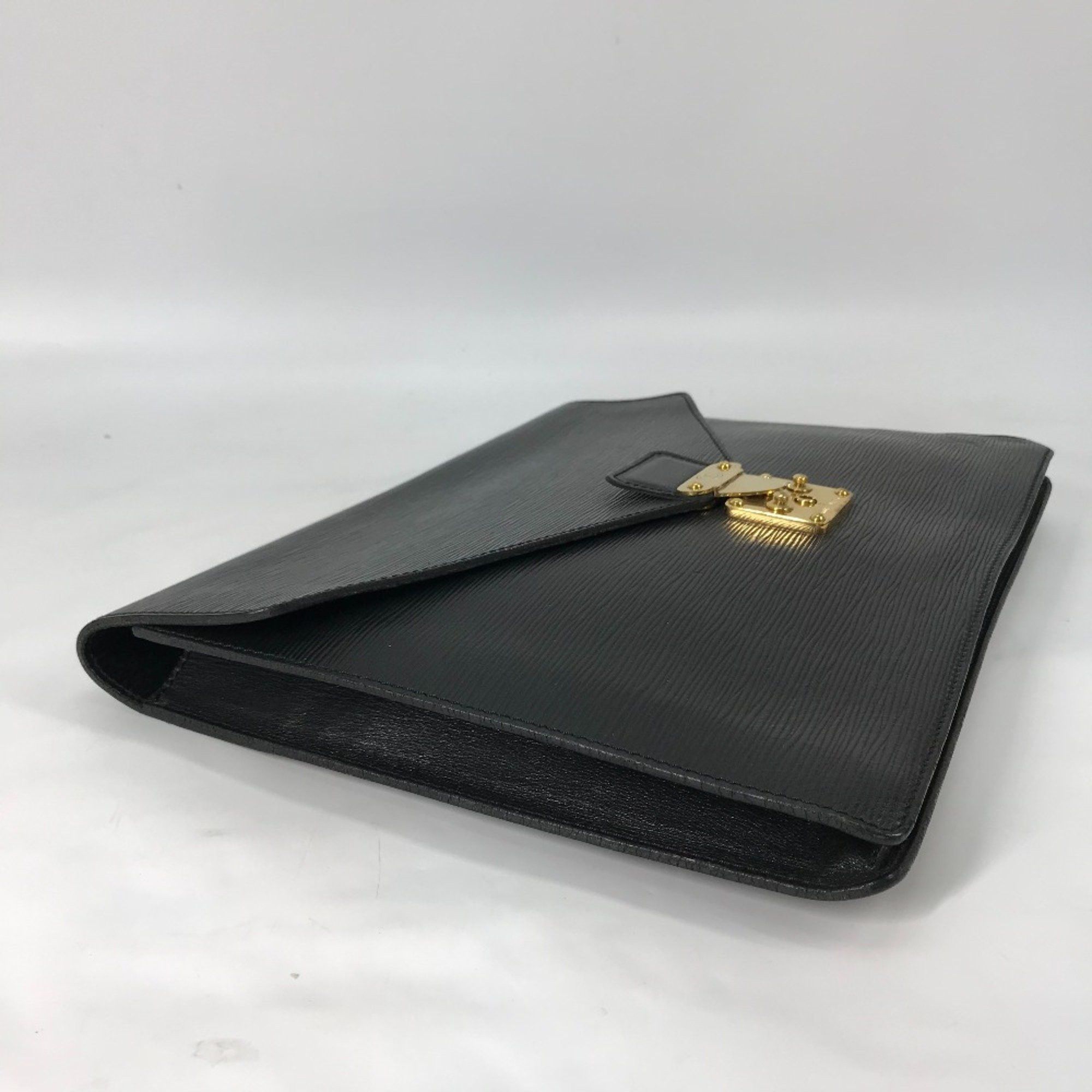 Louis Vuitton Louis Vuitton M54452 Epi bag document case Clutch bag Noir Black Size ONE SIZE - 12 Thumbnail
