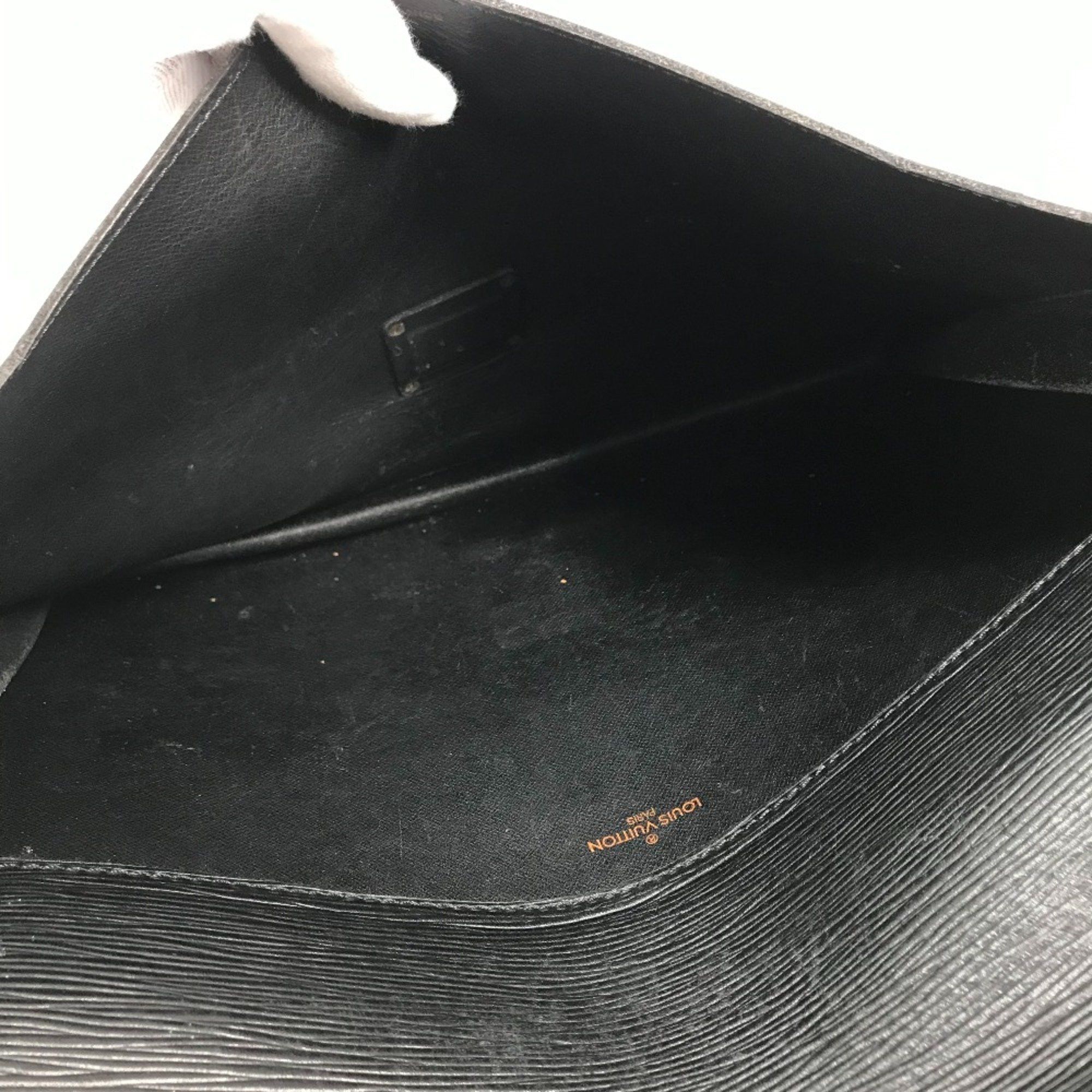 Louis Vuitton Louis Vuitton M54452 Epi bag document case Clutch bag Noir Black Size ONE SIZE - 11 Thumbnail