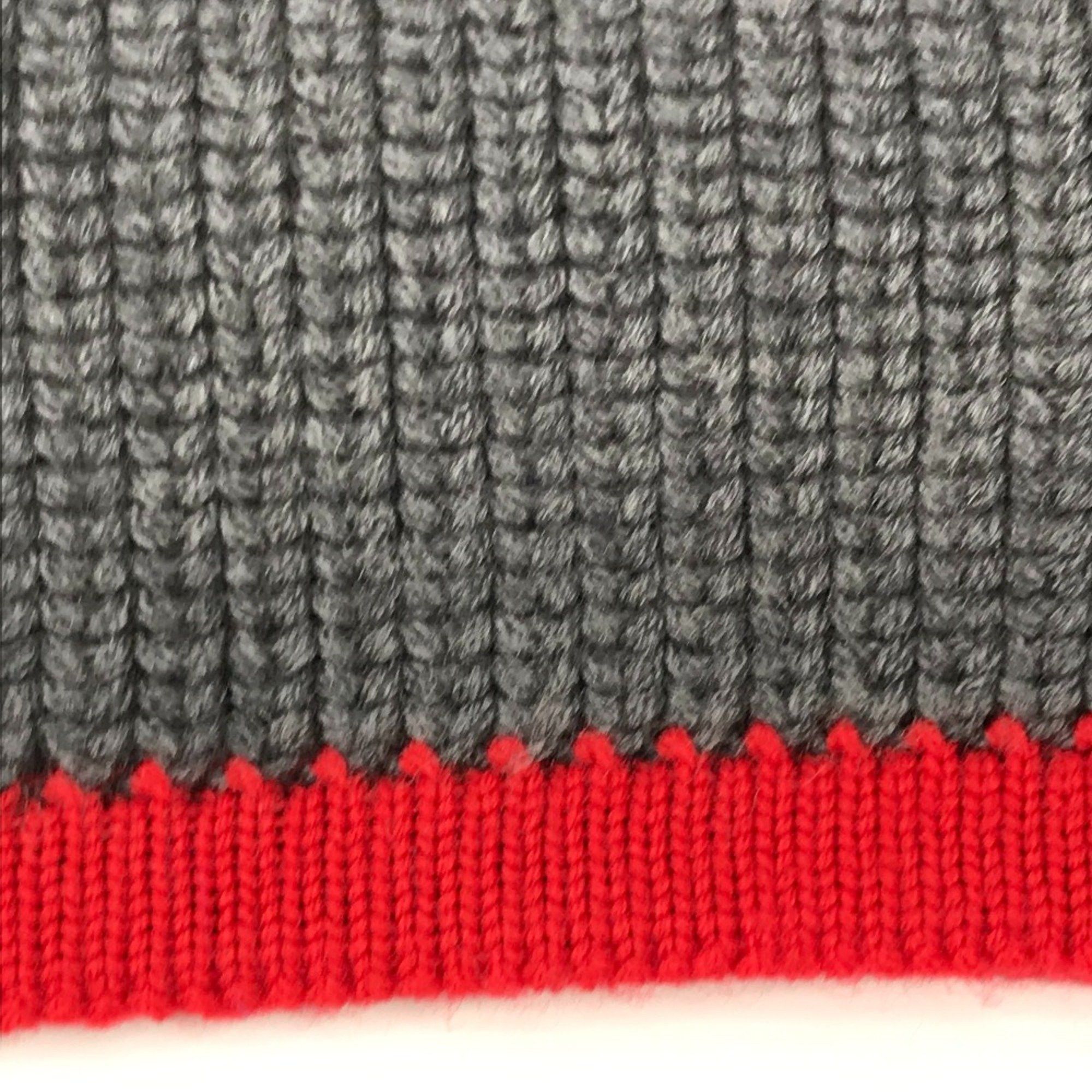 Louis Vuitton Louis Vuitton M71255 Scarf gray Red Size ONE SIZE - 9 Thumbnail